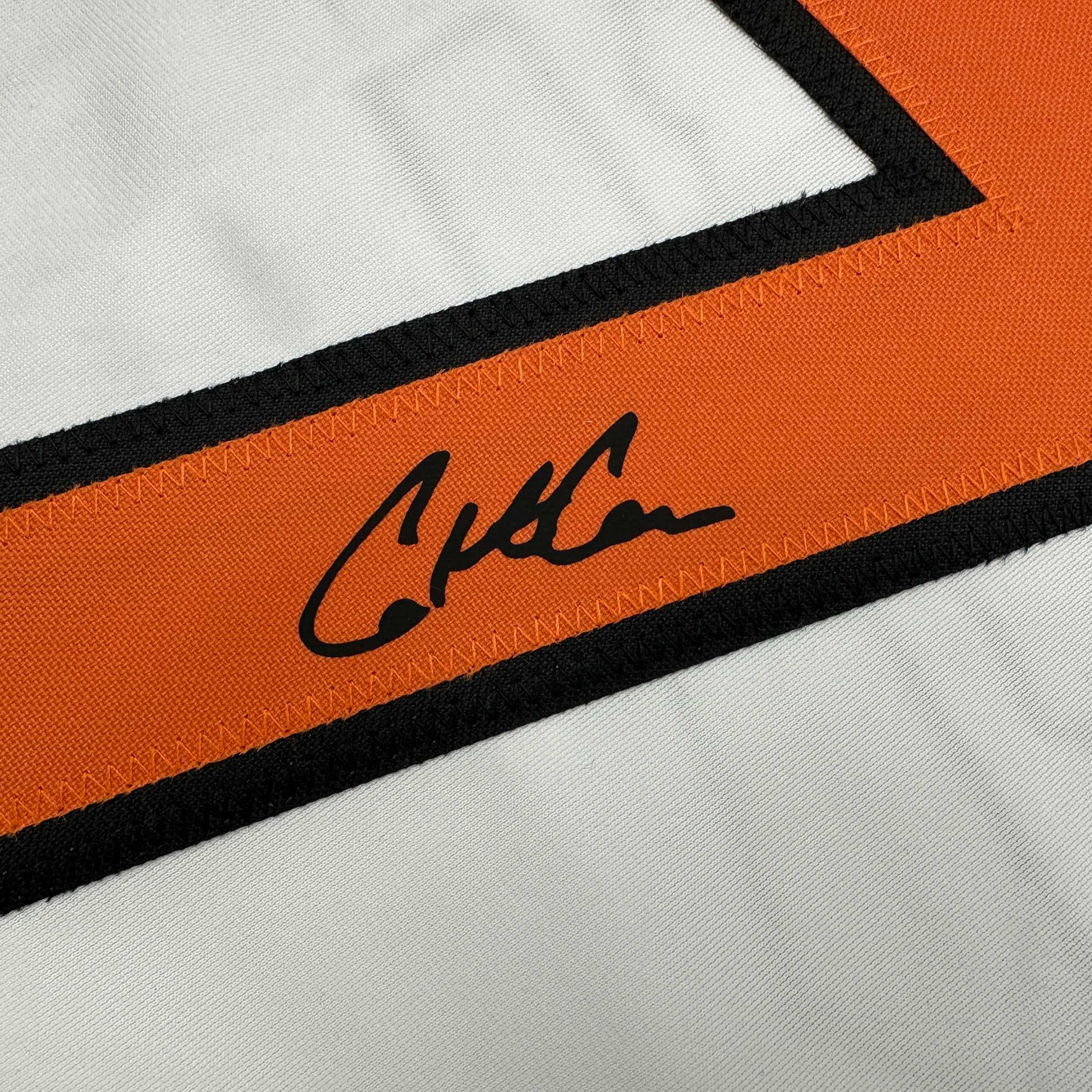 Facsimile Autographed Colton Cowser Baltimore White Reprint Laser Auto Baseball Jersey Size Men's XL