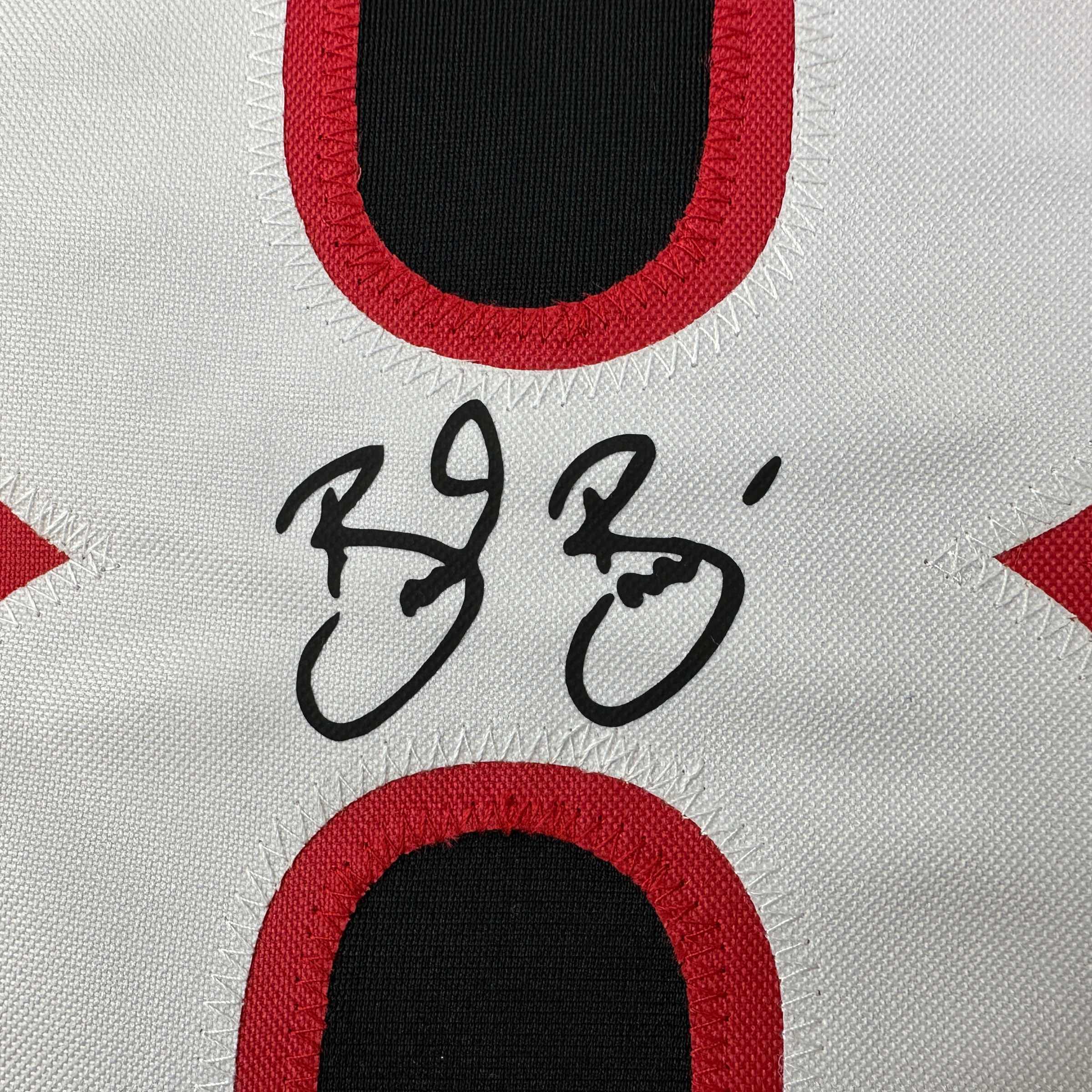 Facsimile Autographed Brent Burns Carolina Black Reprint Laser Auto Hockey Jersey Size Men's XL