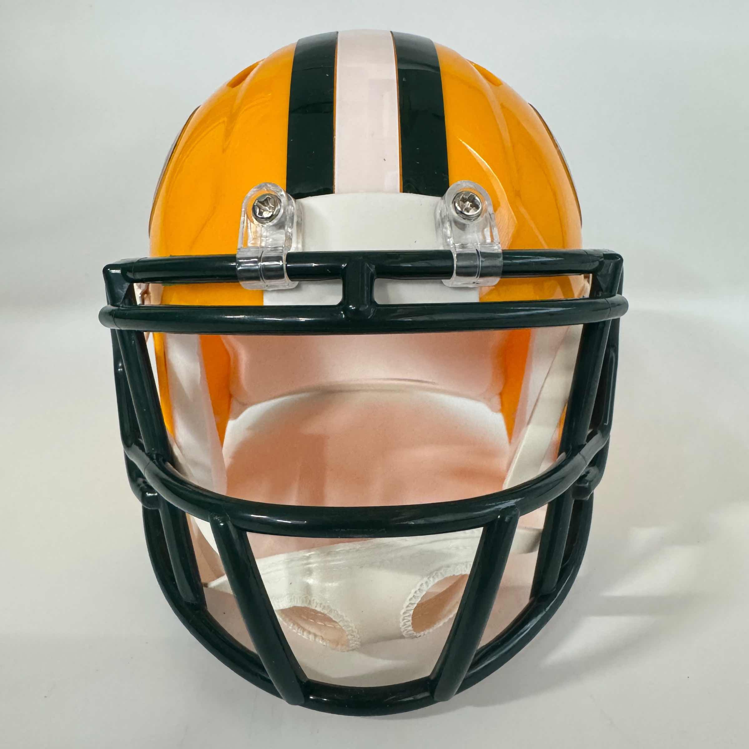 Autographed/Signed Charles Woodson Green Bay Packers Football Speed Mini Helmet JSA COA