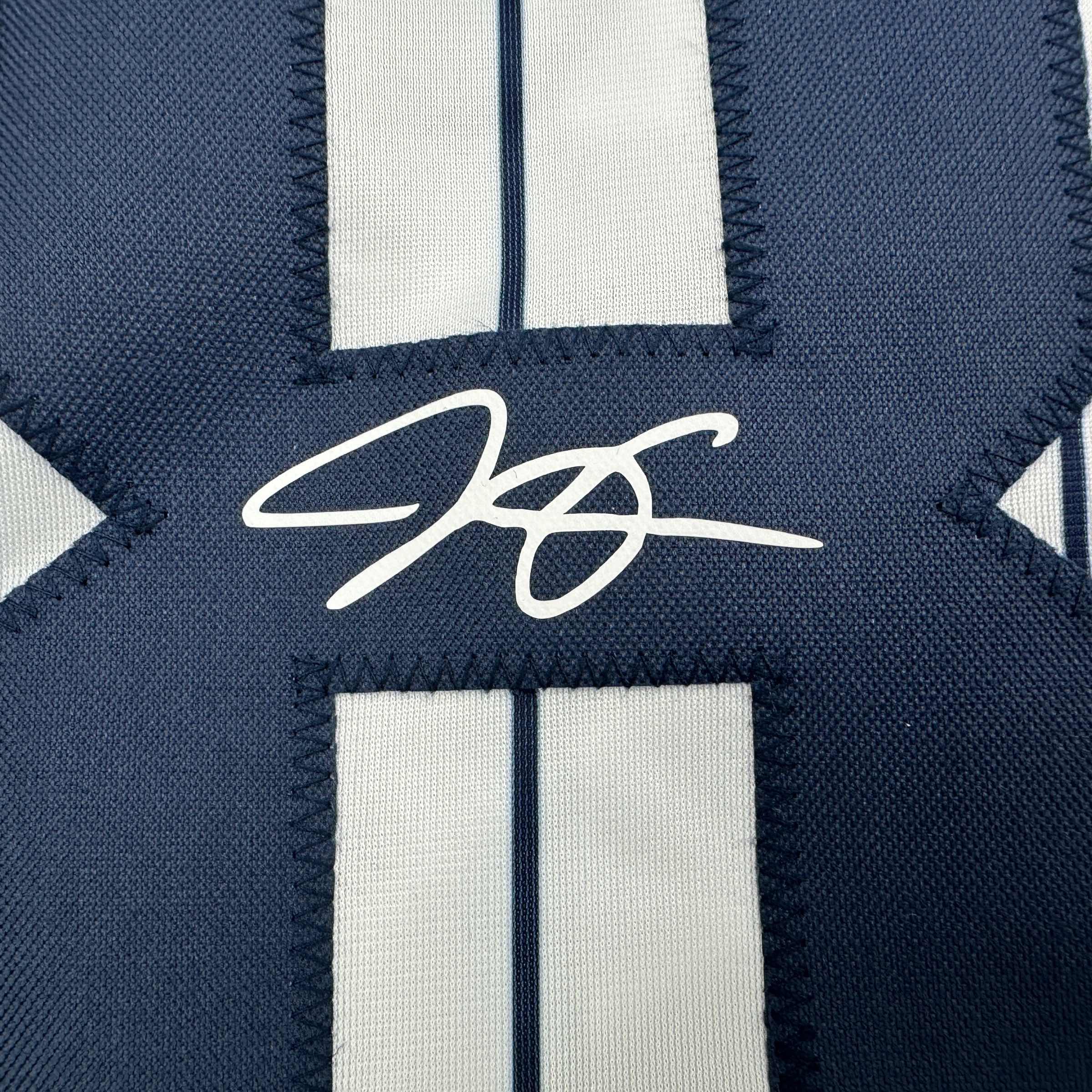 Facsimile Autographed Luis Gil New York Pinstripe Reprint Laser Auto Baseball Jersey Size Men's XL