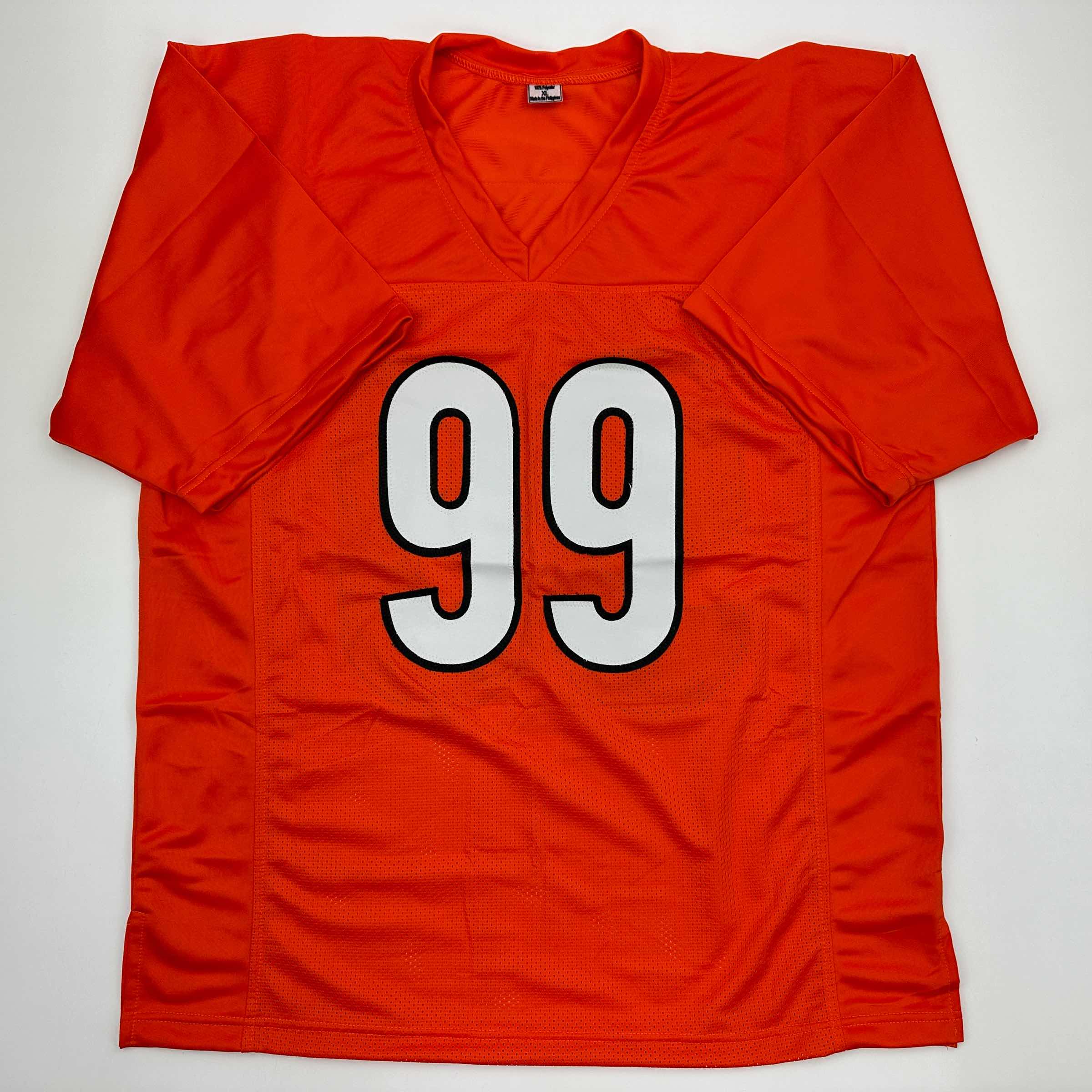 Autographed/Signed Myles Murphy Cincinnati Orange Football Jersey JSA COA