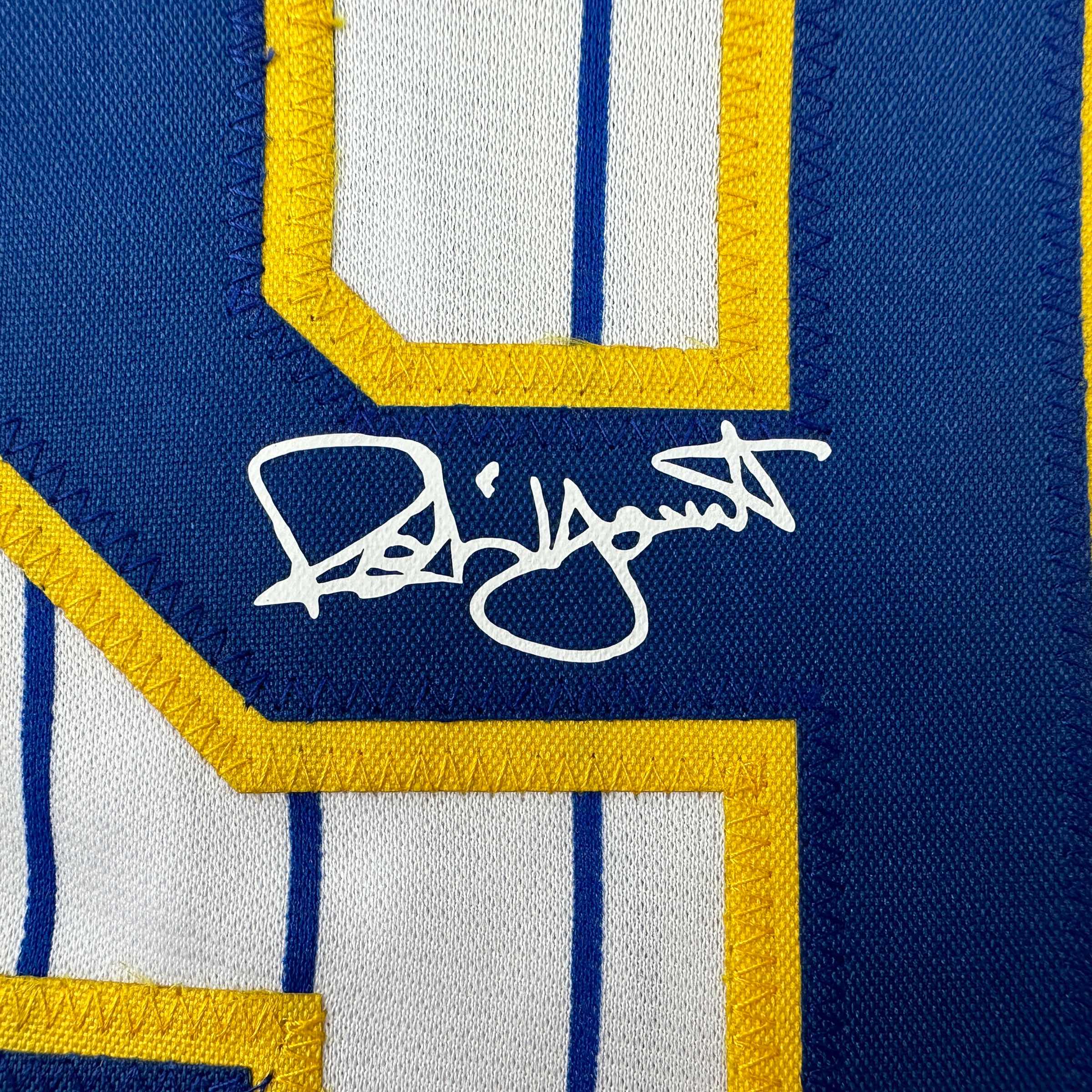 Facsimile Autographed Robin Yount Milwaukee Pinstripe Reprint Laser Auto Baseball Jersey Size Men's XL