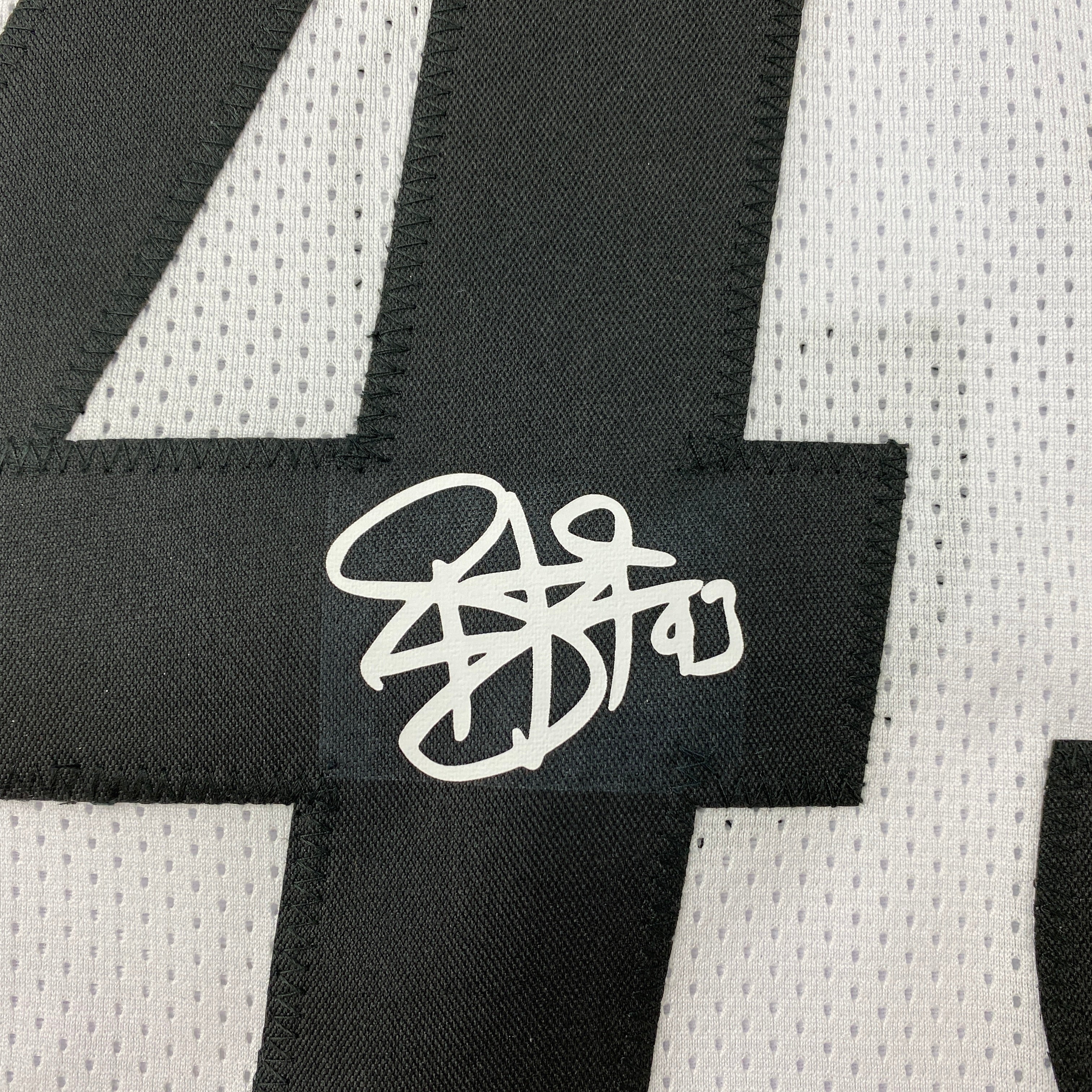 Facsimile Autographed Troy Polamalu Pittsburgh White Reprint Laser Auto Football Jersey Size Men's XL