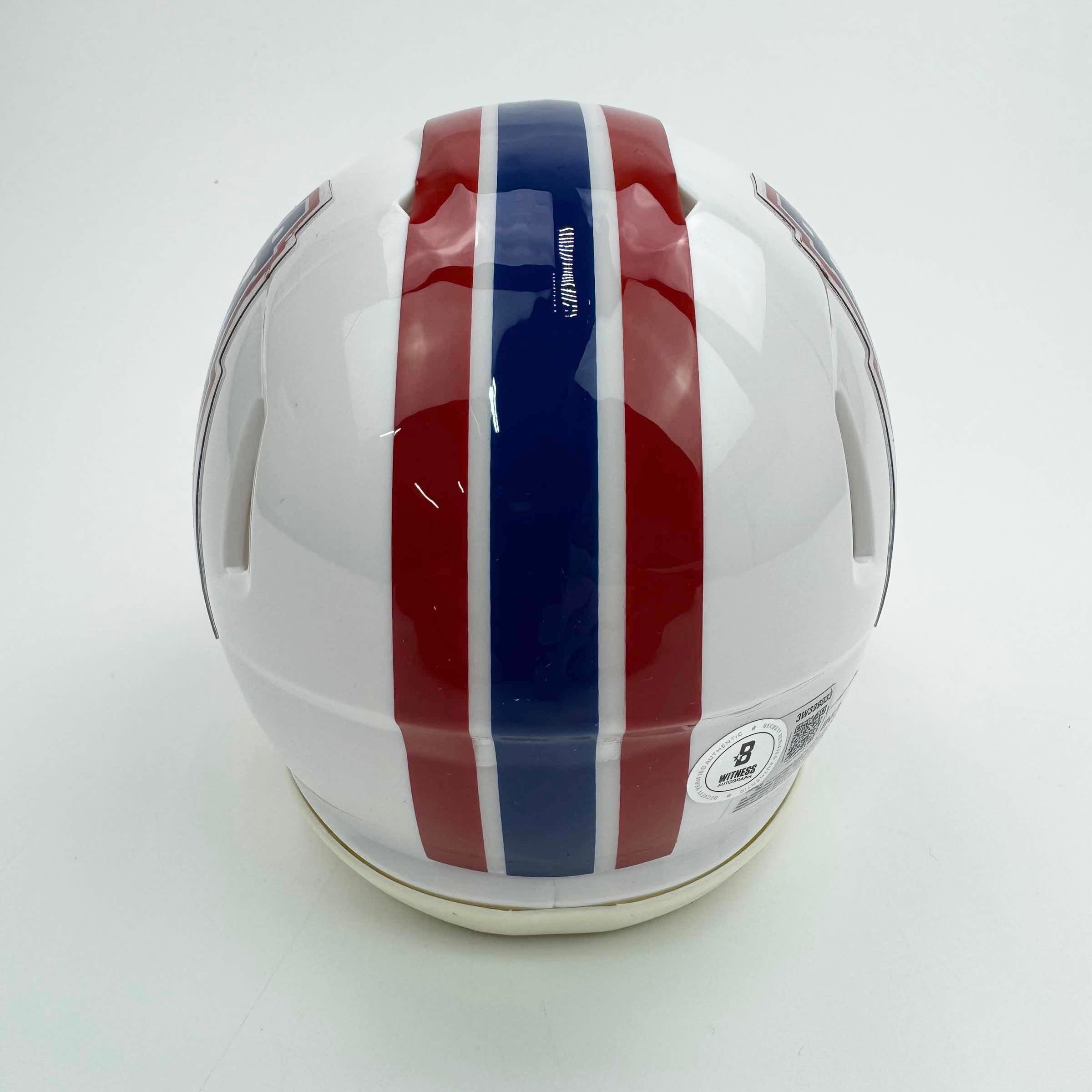 Autographed/Signed Earl Campbell Houston Oilers Mini Football Helmet JSA COA