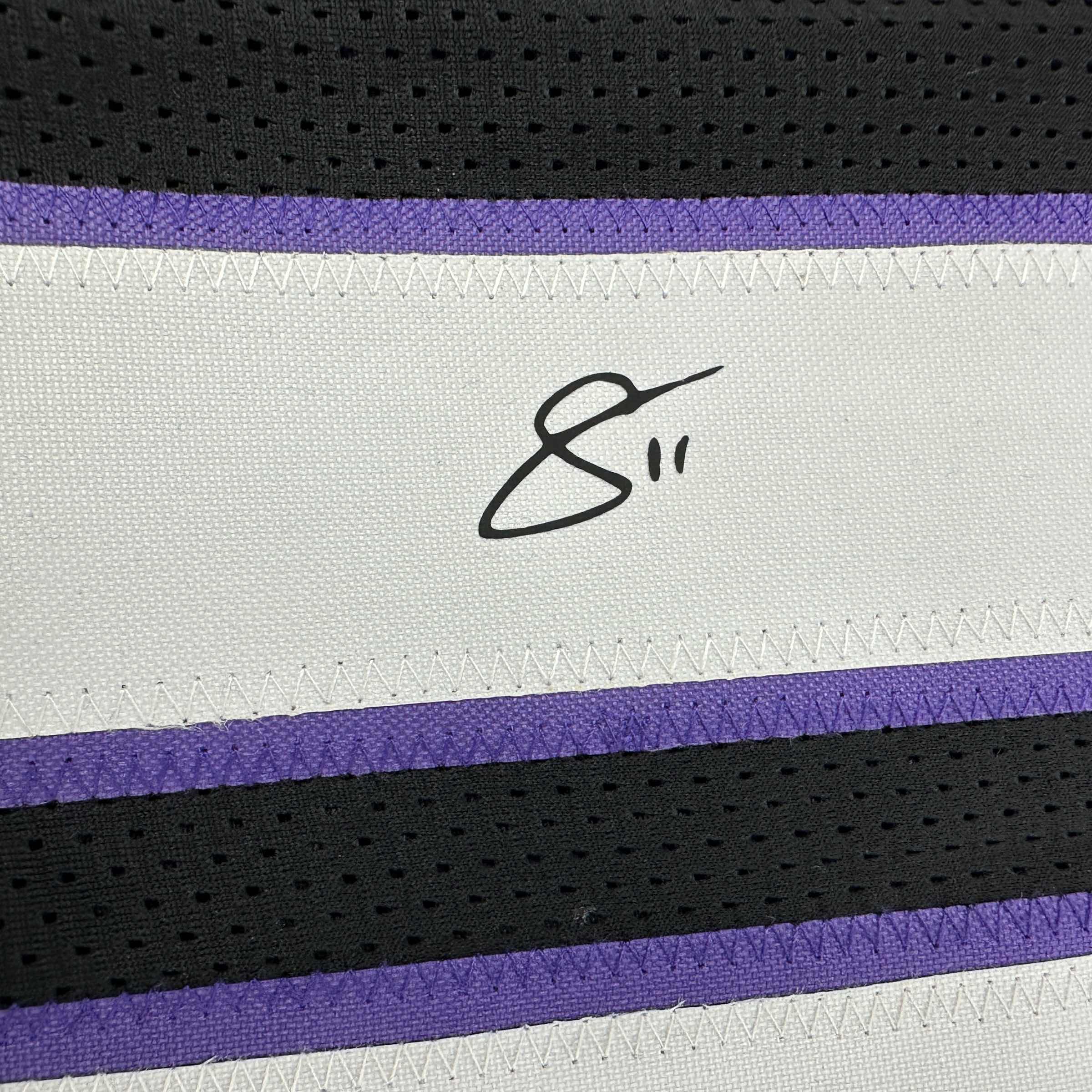 Facsimile Autographed DeMar DeRozan Sacramento Black Reprint Laser Auto Basketball Jersey Size Men's XL