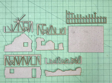 28mm Medium Half Timber House  - 28MMDF551