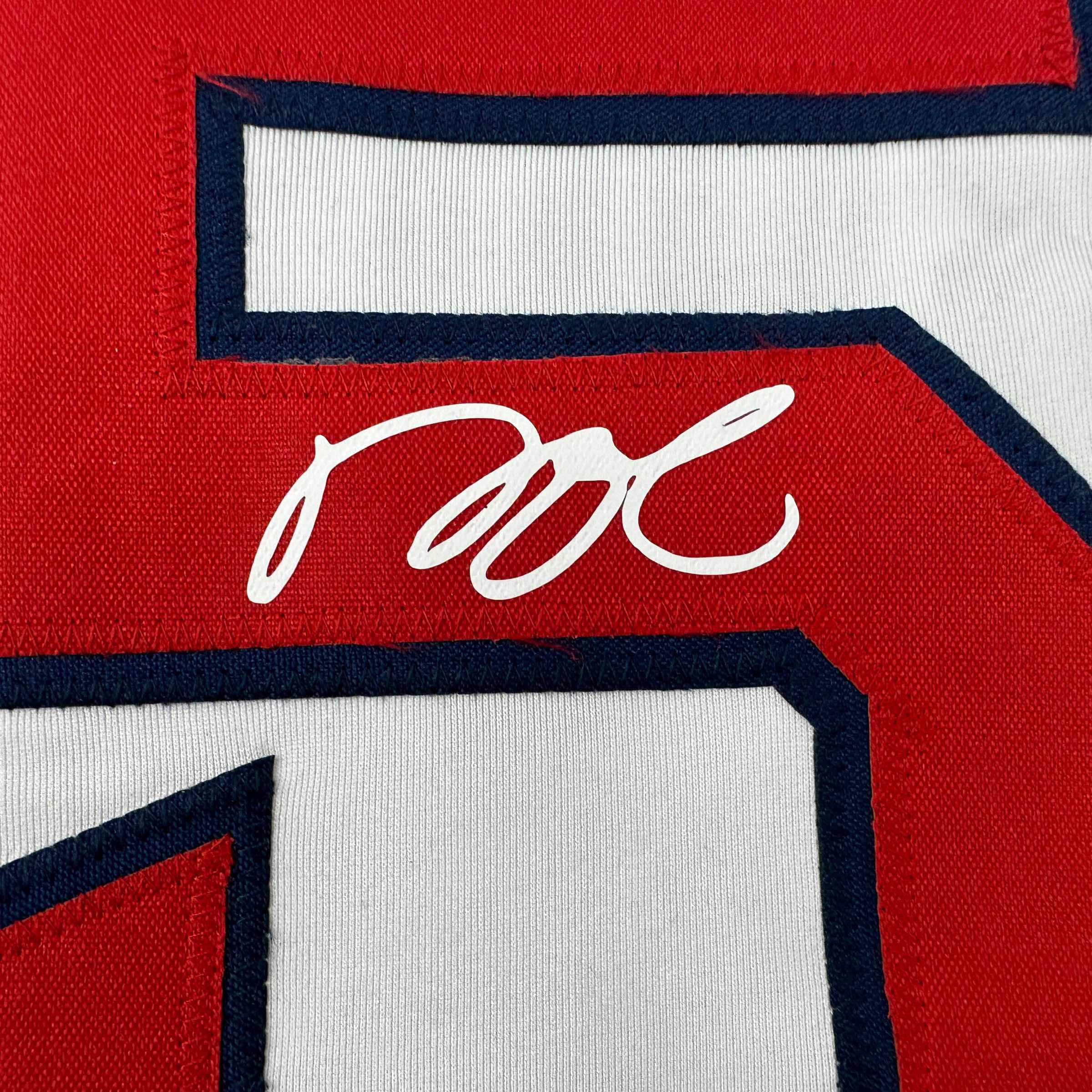 Facsimile Autographed Dustin Pedroia Boston White Reprint Laser Auto Baseball Jersey Size Men's XL