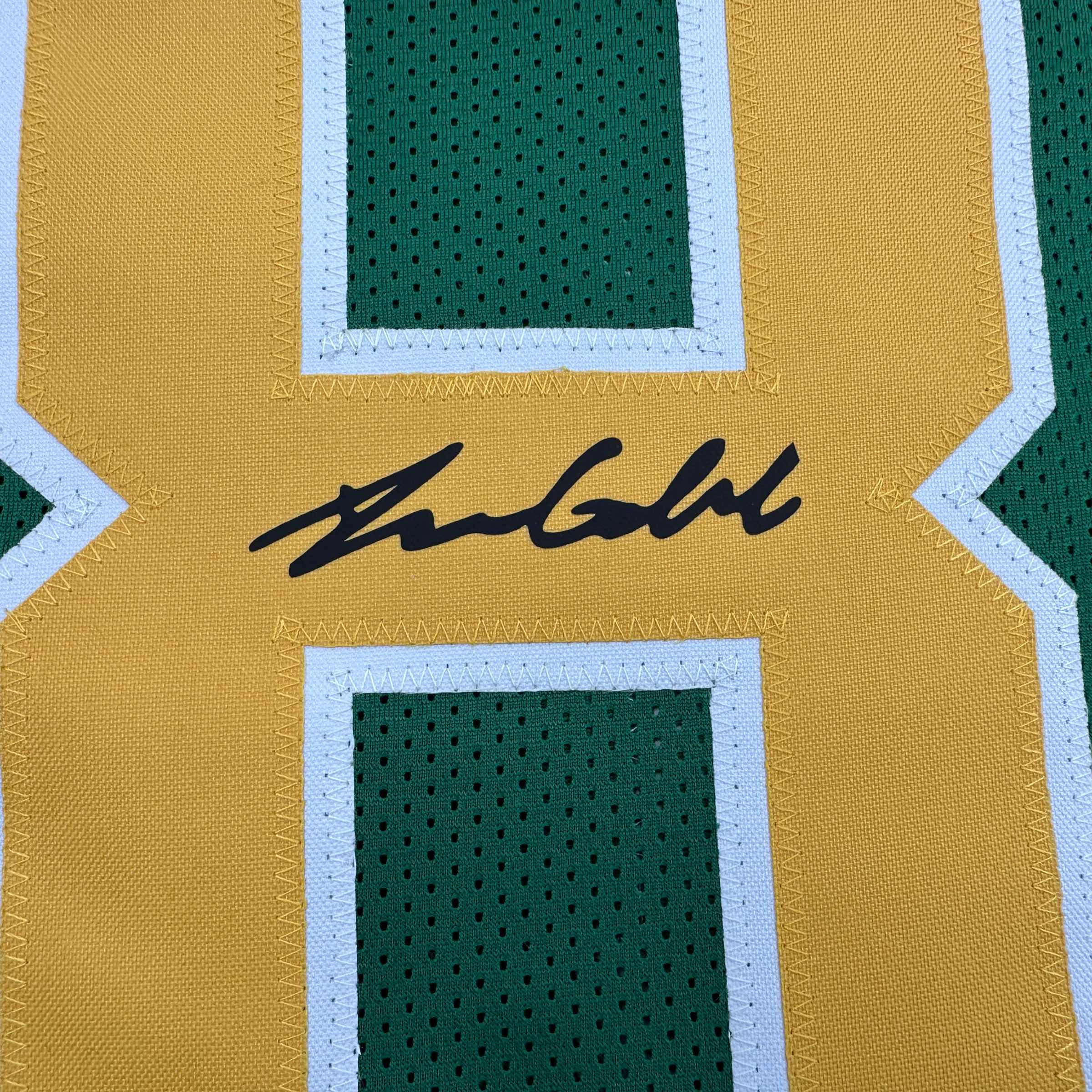 Facsimile Autographed Dillon Gabriel Oregon Green Reprint Laser Auto College Football Jersey Size Men's XL