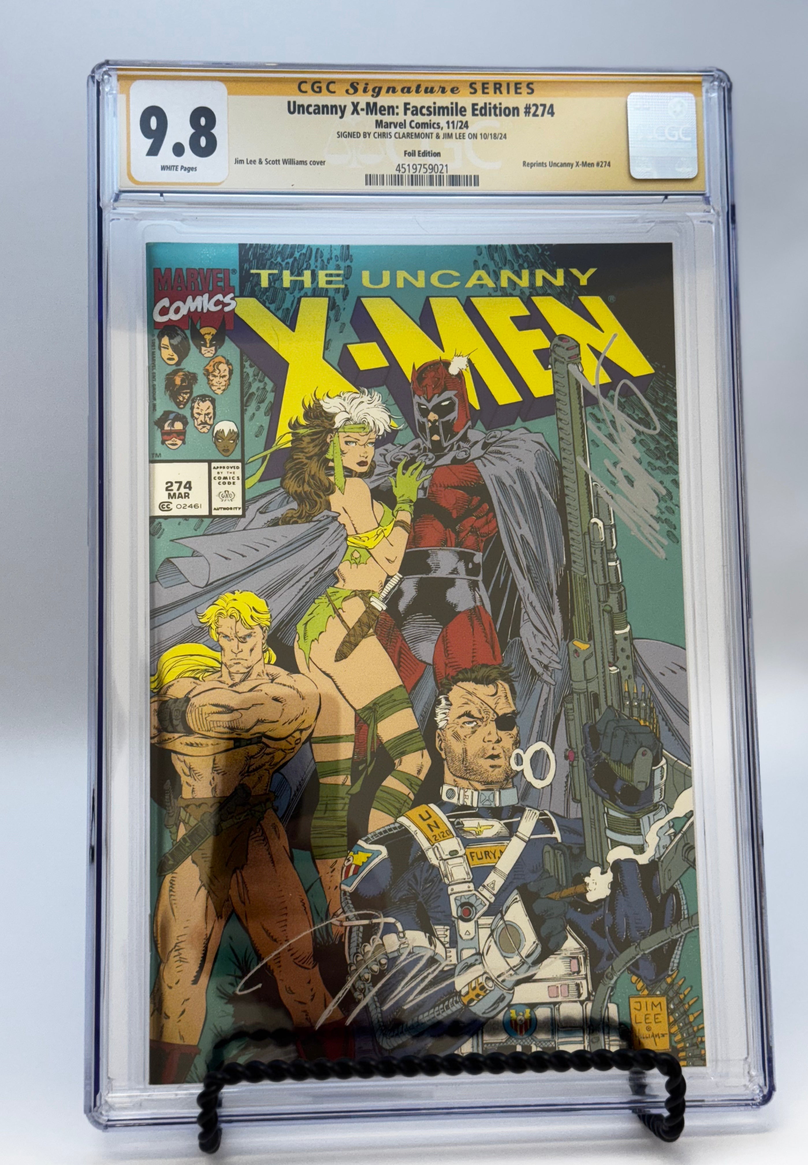Chris Claremont氏 直筆サイン X-MEN #139 CGC9.0 X-Men #141 CGC Yellow 9.0 Chris Claremont Signature! Marvel