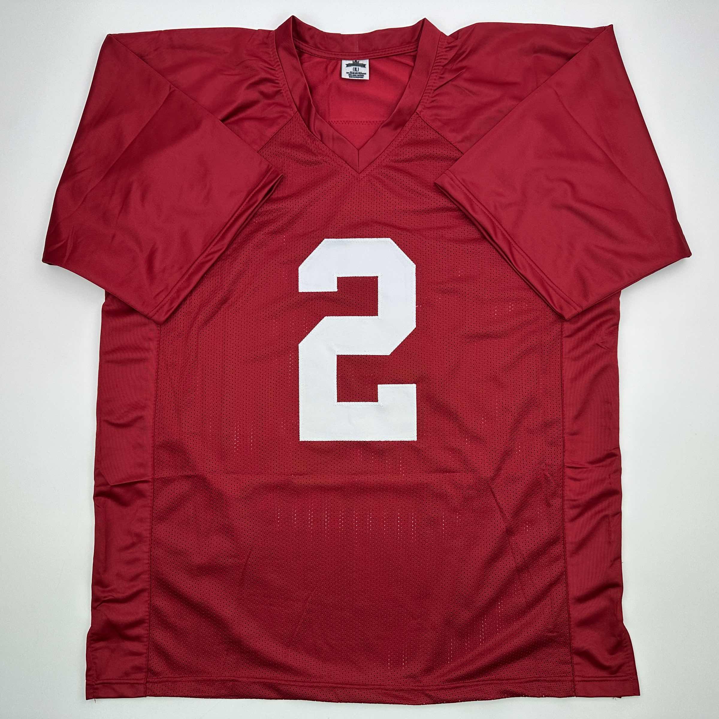 Facsimile Autographed Ryan Williams Alabama Red Reprint Laser Auto College Football Jersey Size Men's XL