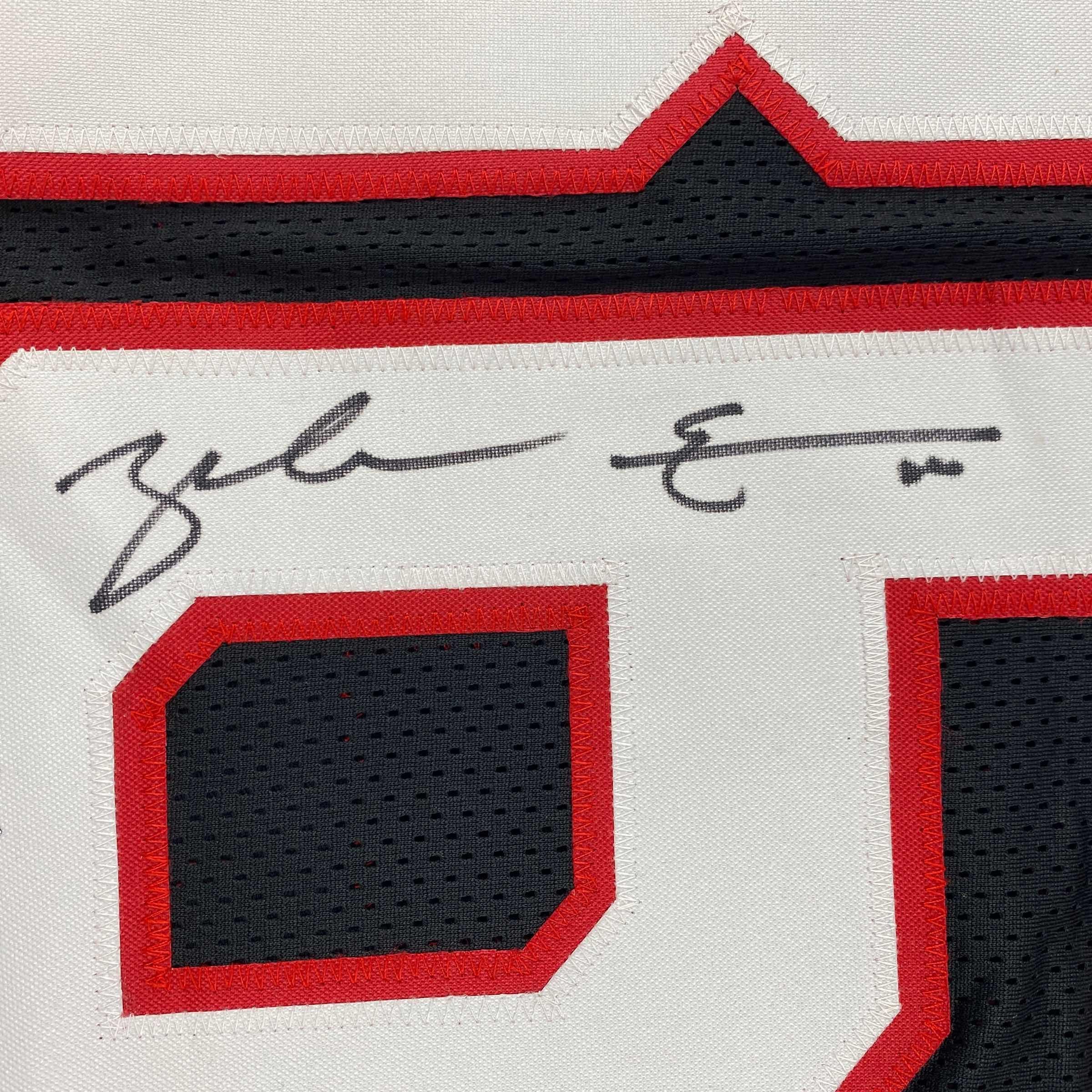 Autographed/Signed Zach Ertz Arizona Black Football Jersey JSA COA