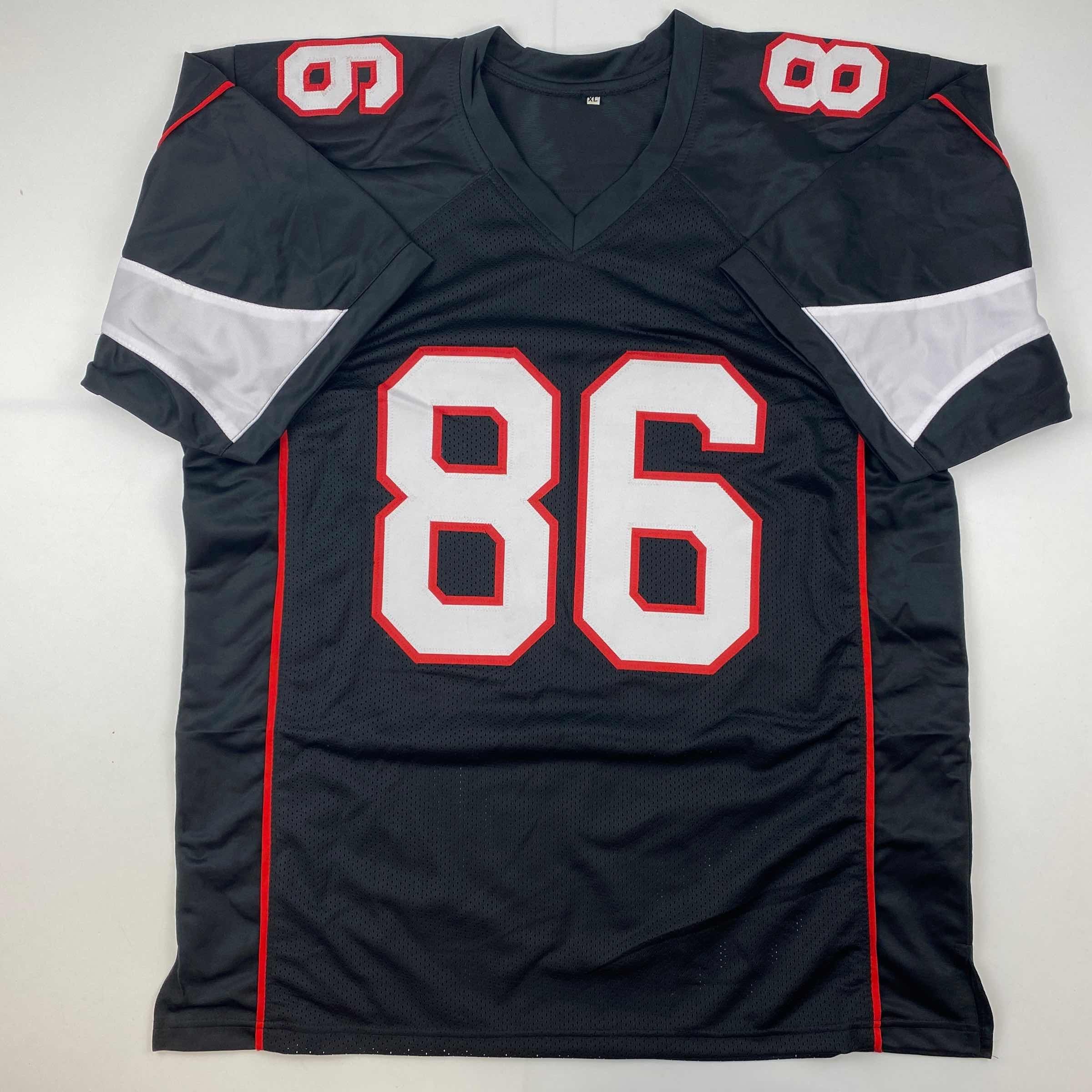 Autographed/Signed Zach Ertz Arizona Black Football Jersey JSA COA