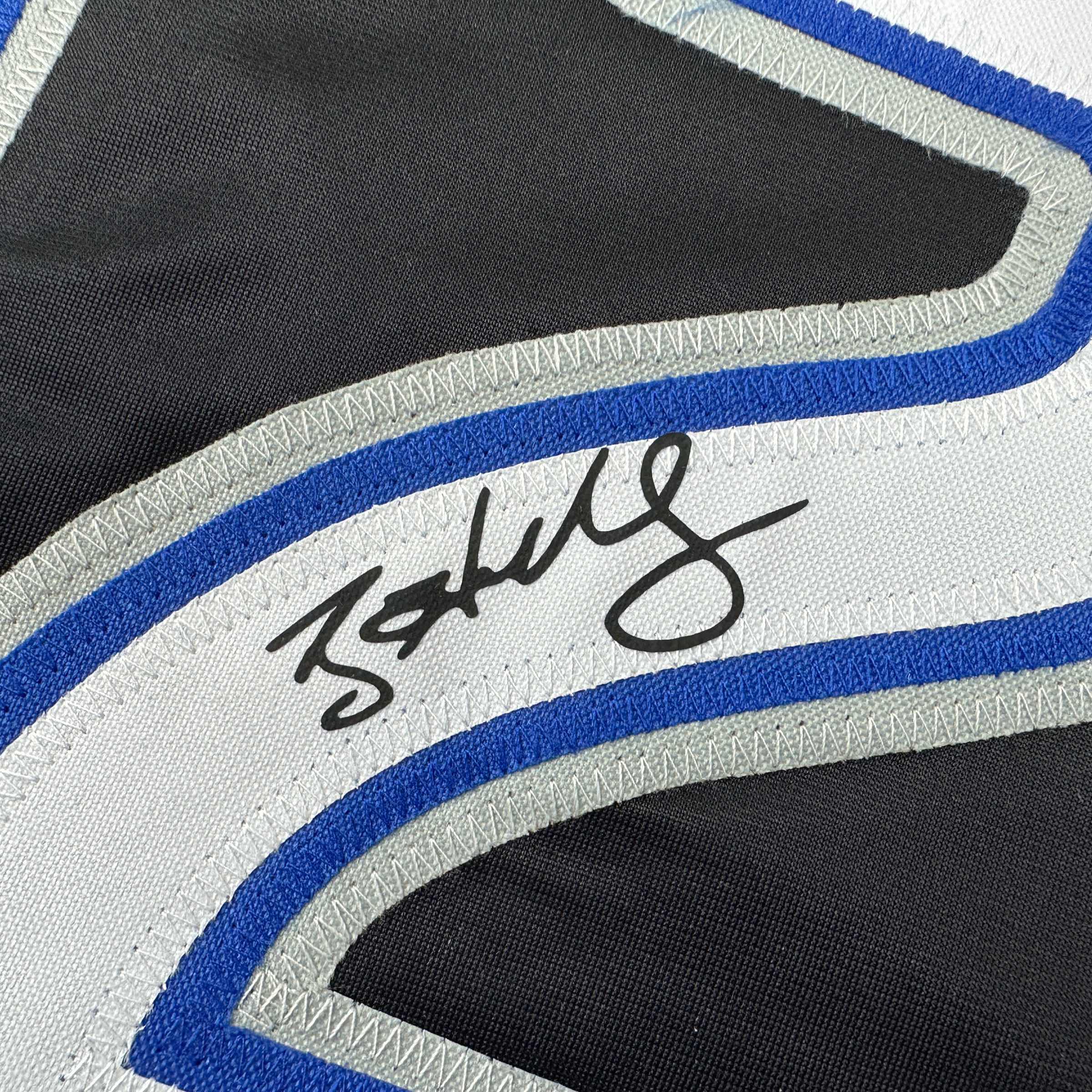 Facsimile Autographed Roy Halladay Toronto Black Reprint Laser Auto Baseball Jersey Size Men's XL