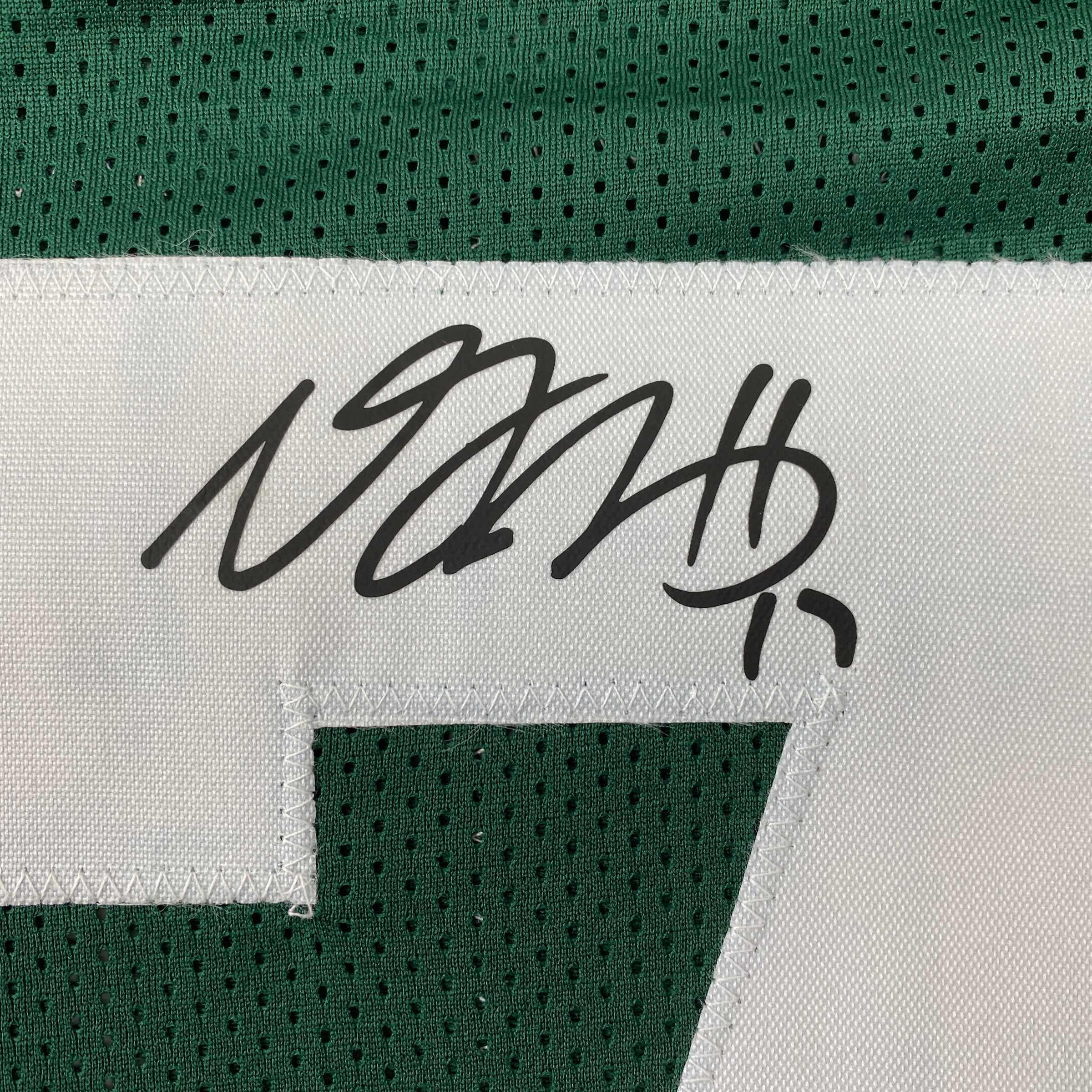 Facsimile Autographed Davante Adams Green Bay Green Reprint Laser Auto Football Jersey Size Men's XL