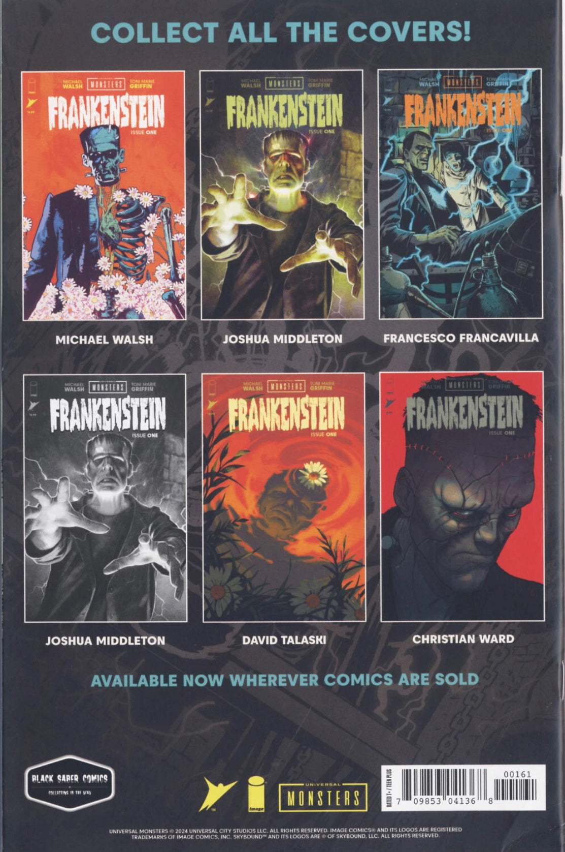Universal Monsters: Frankenstein Michael Gaydos Virgin Exclusive (08/28/2024)
