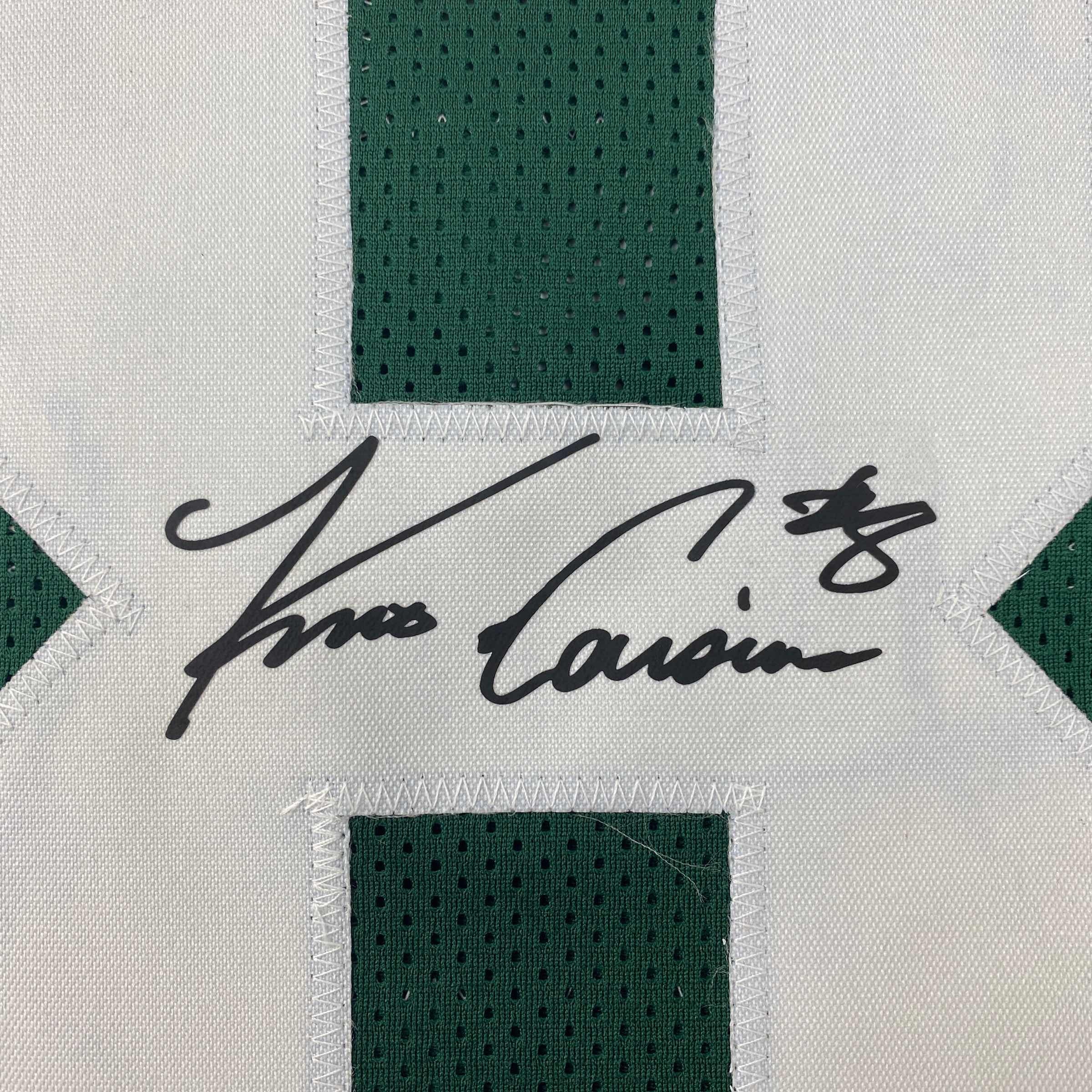 Facsimile Autographed Kirk Cousins Michigan State Green Reprint Laser Auto College Football Jersey Size Men's XL