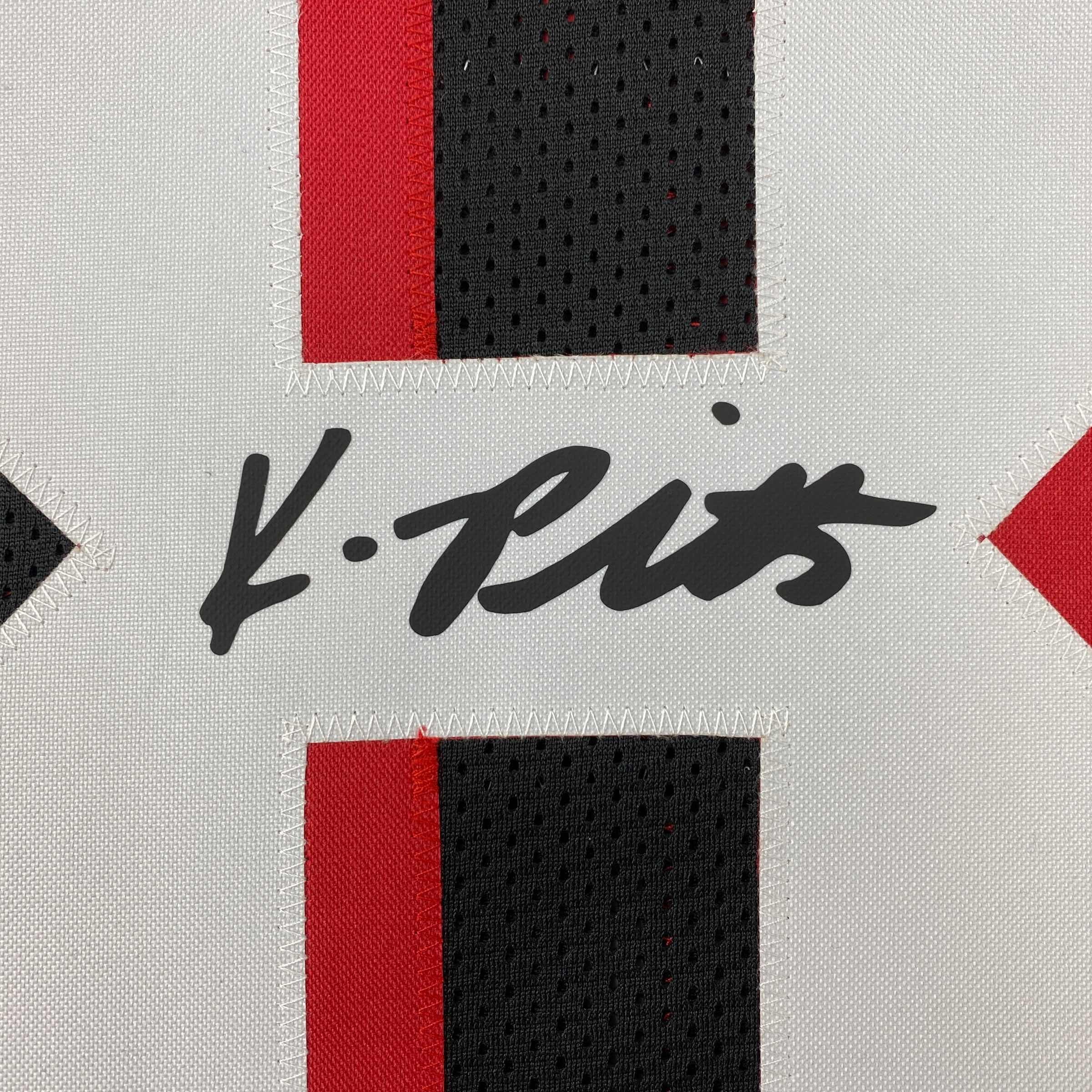 Facsimile Autographed Kyle Pitts Atlanta Black Reprint Laser Auto Football Jersey Size Men's XL