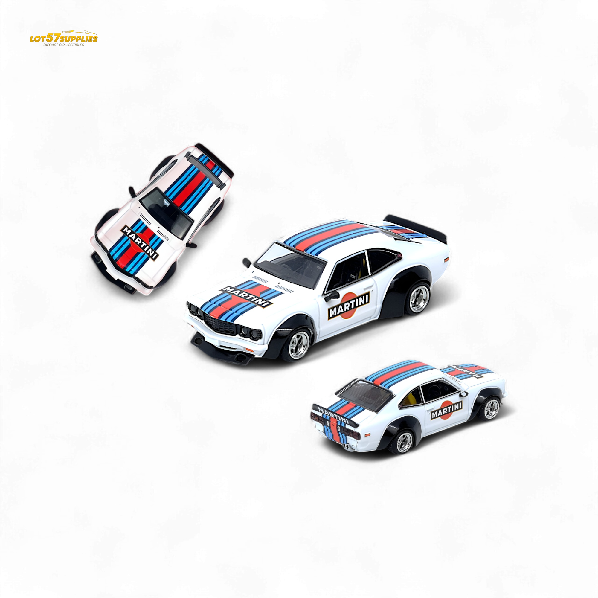 Inno64 MAZDA SAVANNA RX3 "MARTINI RACING" Livery 1:64
