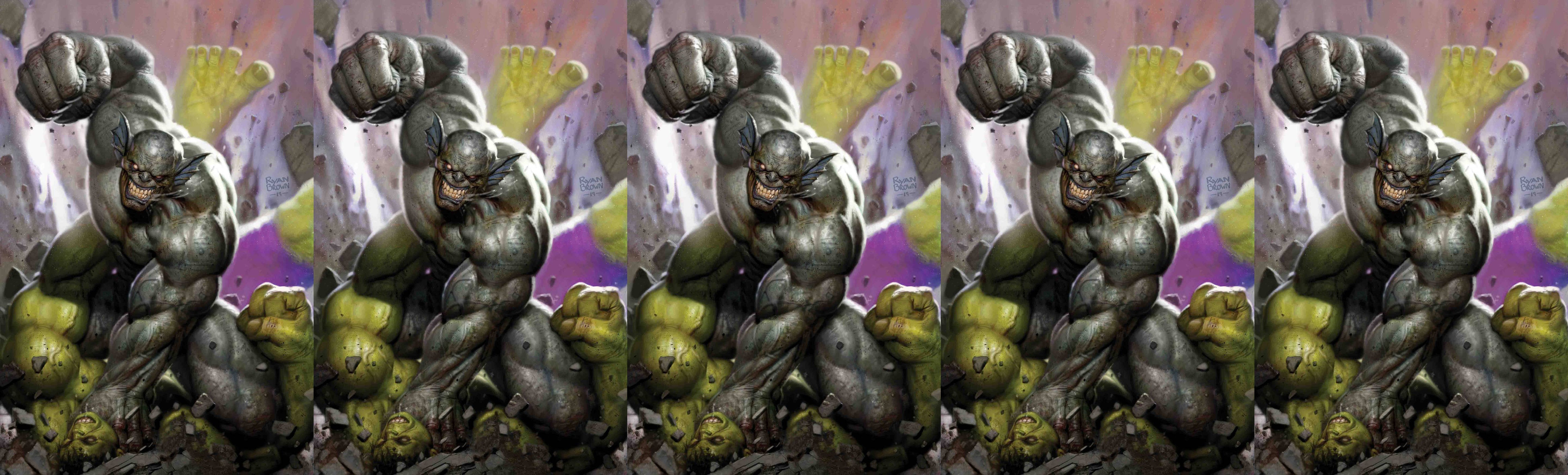 IMMORTAL HULK #22 B Ryan BROWN BOBG Variant Al Ewing (08/07/2019) MARVEL