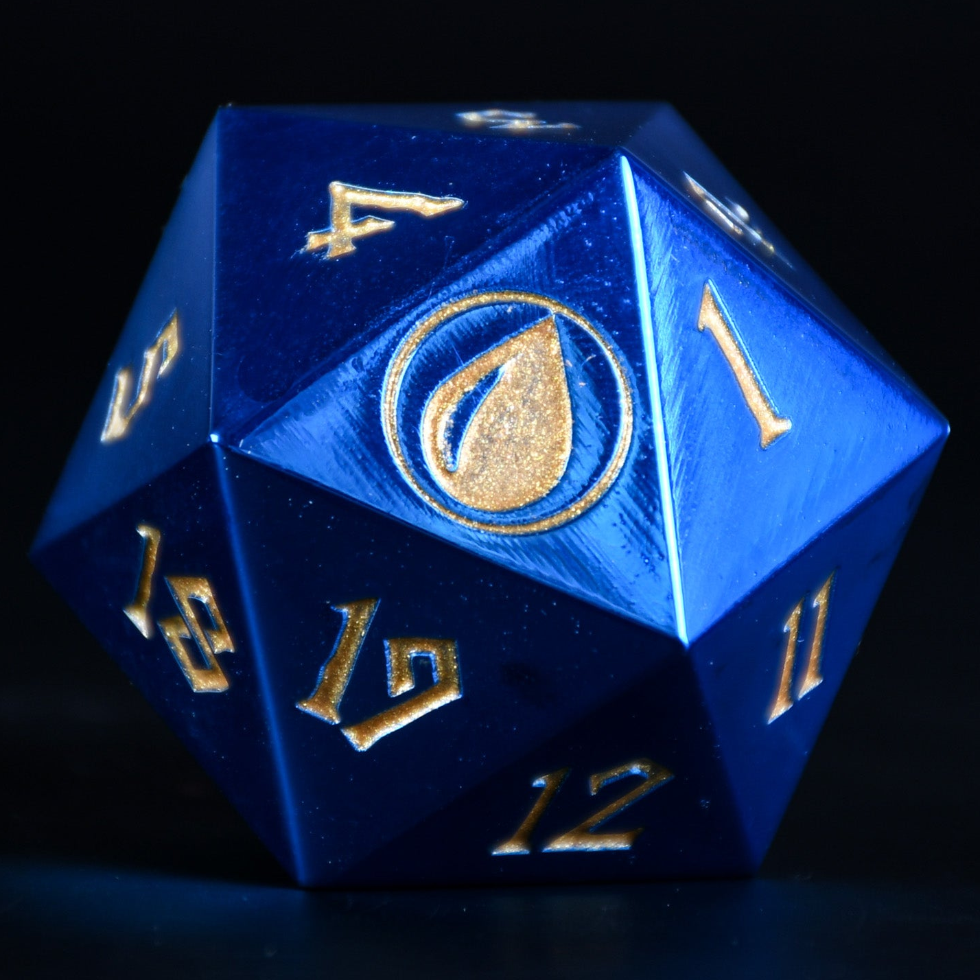 Island Mana Spindown Metal D20