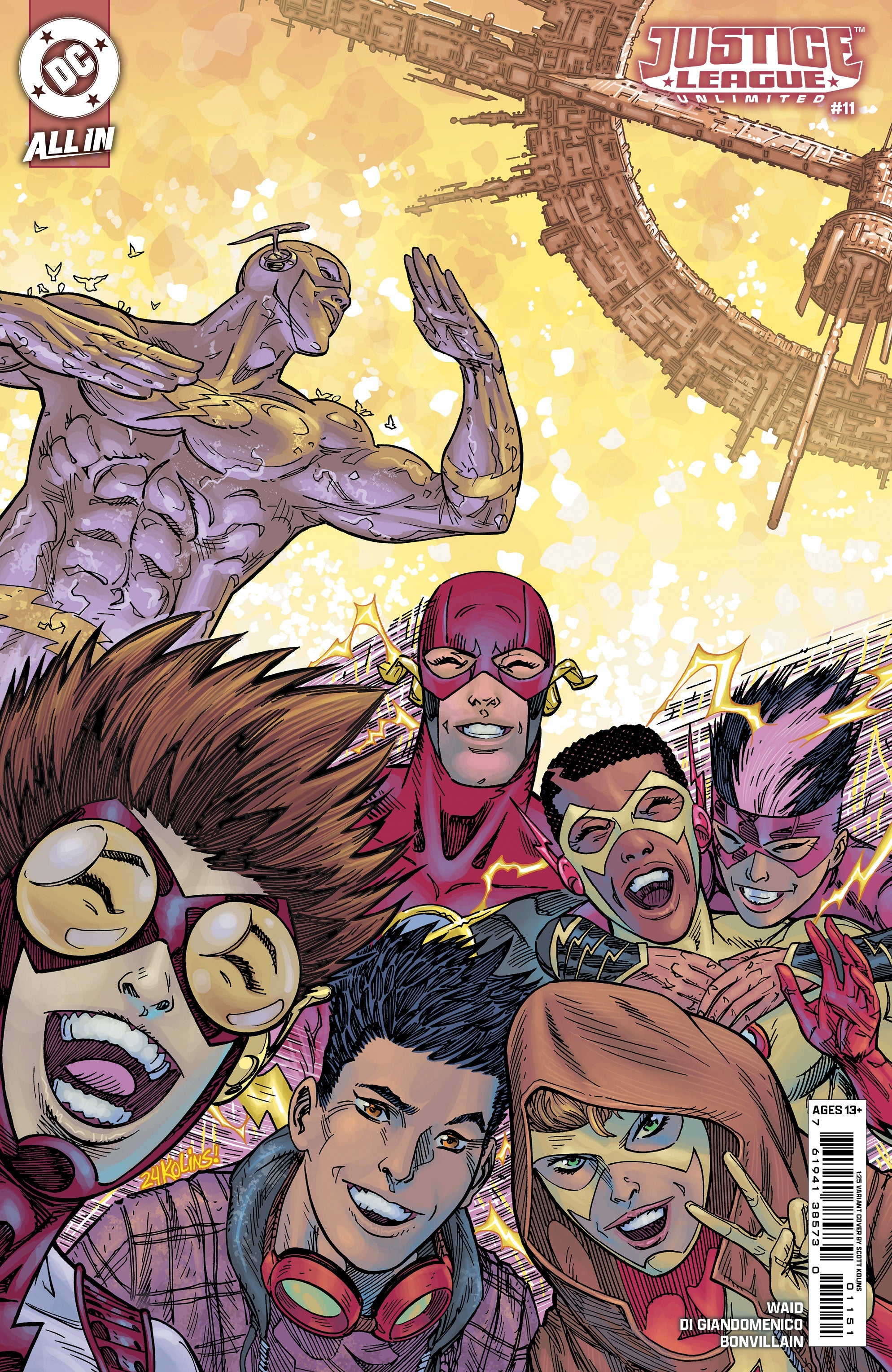 Justice League Unlimited #11 F 1:25 Scott Kolins Variant (09/24/2025) Dc
