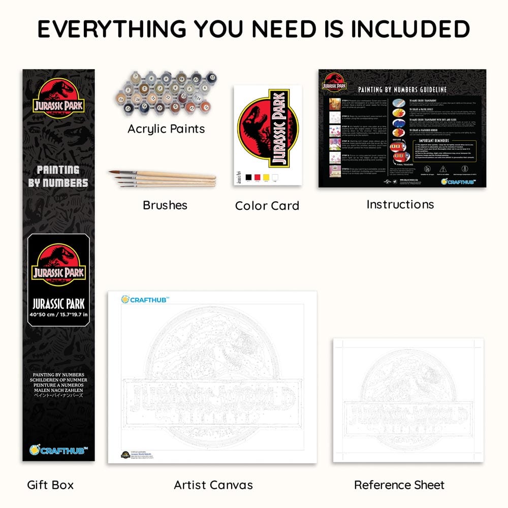 Jurassic Park - Paint By Numbers Kit