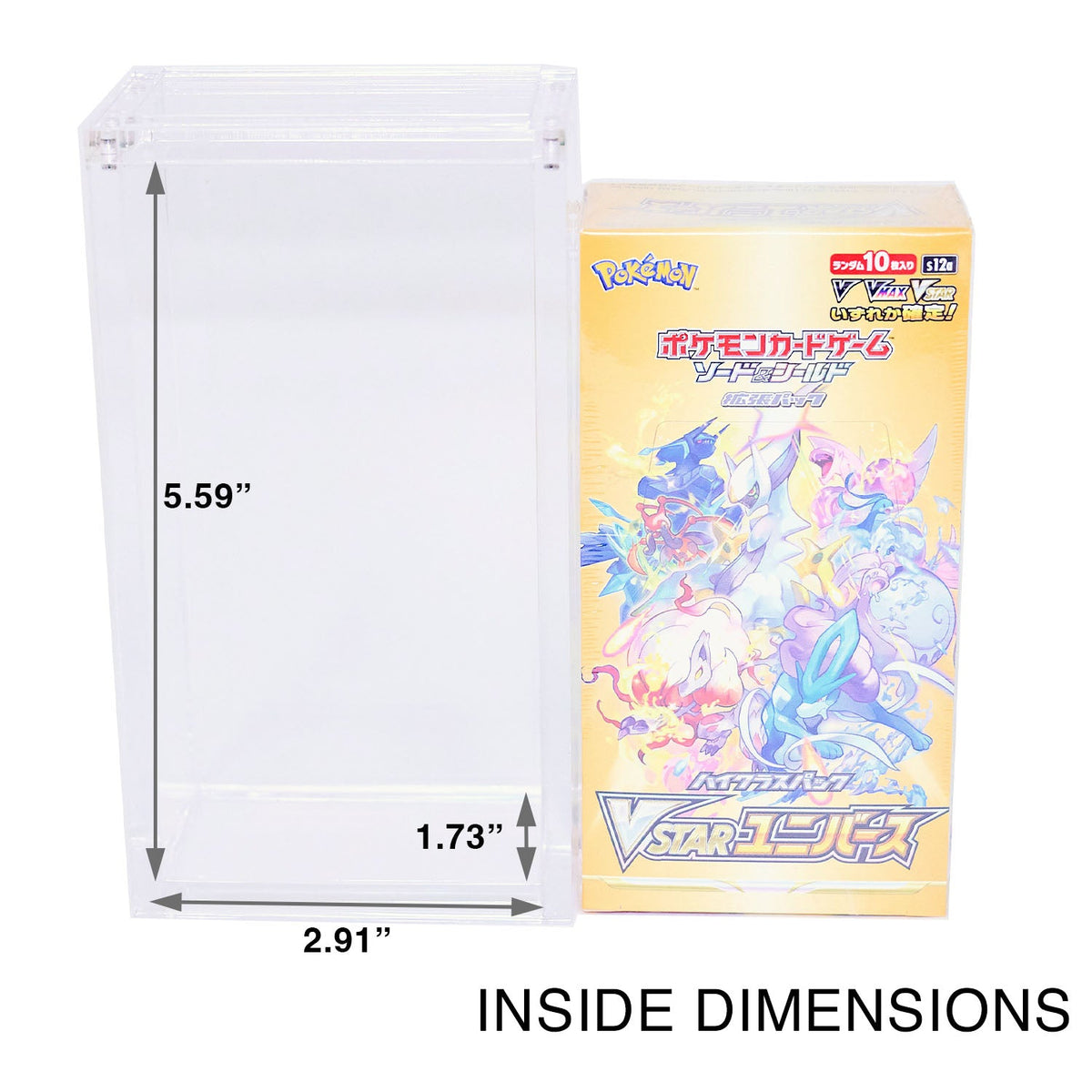 Pokémon Japanese Booster Bundle Acrylic Case