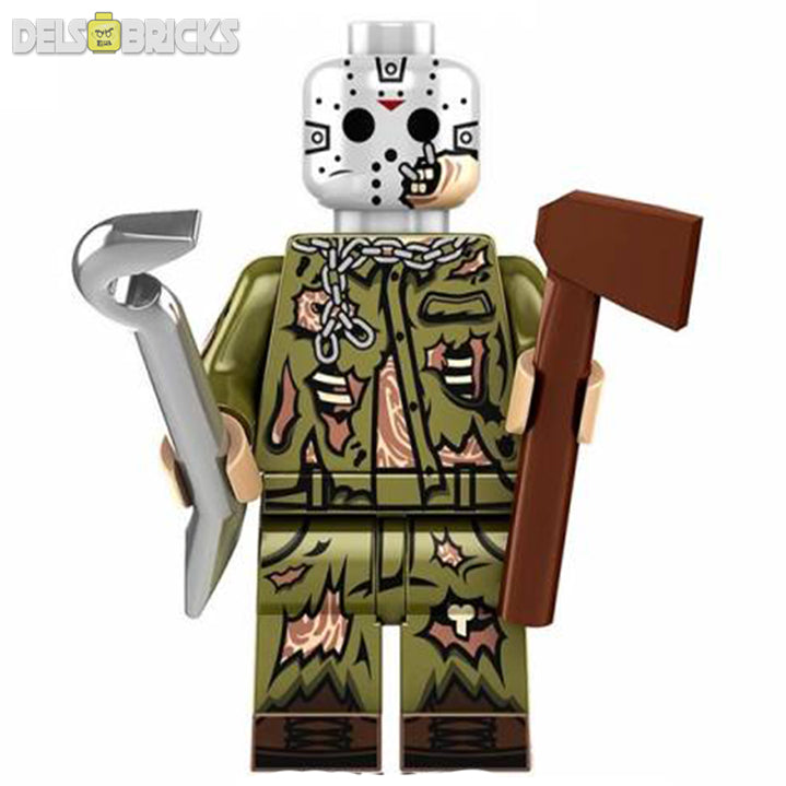 Jason Voorhees Friday The 13th Lego Minifigures Custom Horror Toys 2