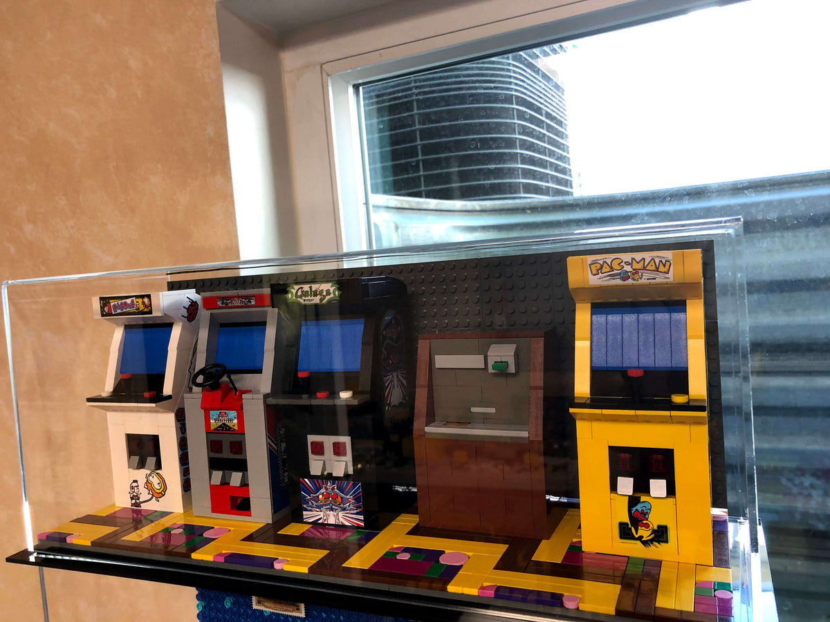Versatile Acrylic Display Cases with Double Sheet Base with Mirror Case
