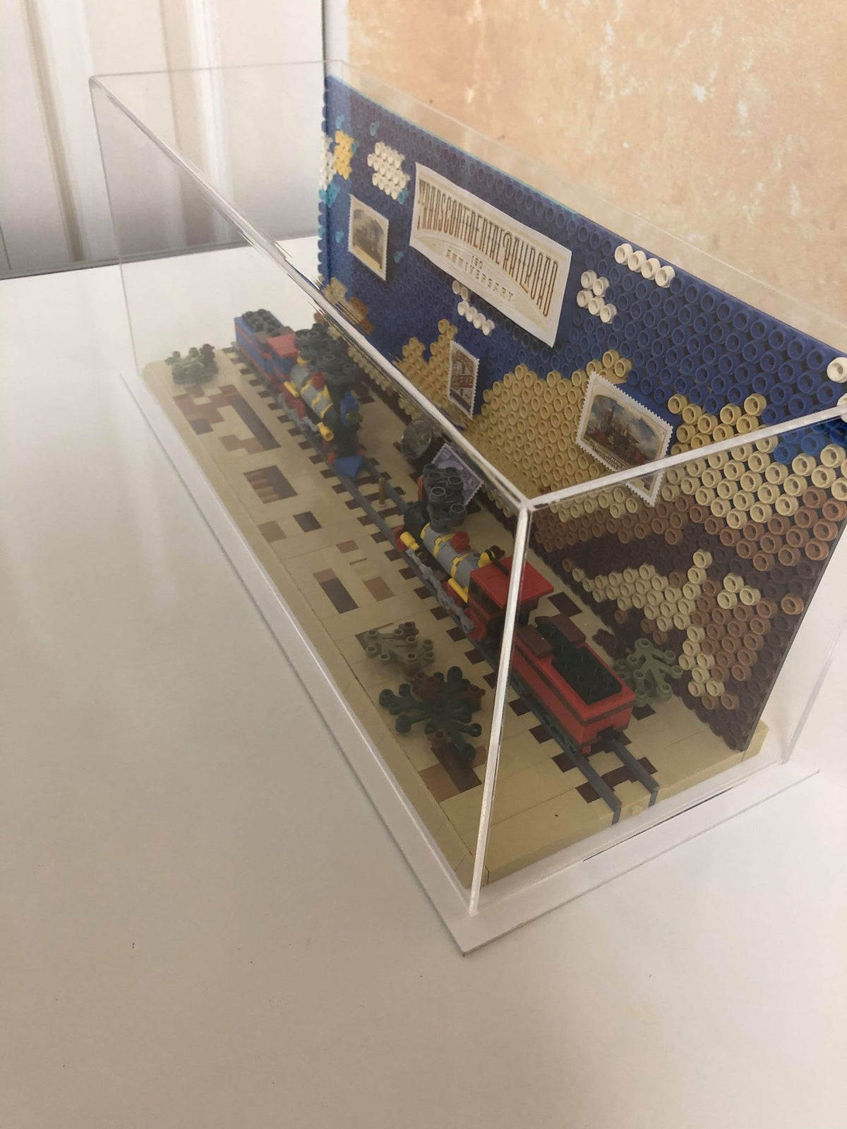 Versatile Acrylic Display Cases with Double Sheet Base with Mirror Case