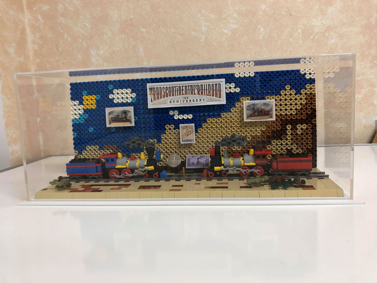 Versatile Acrylic Display Cases with Double Sheet Base with Mirror Case