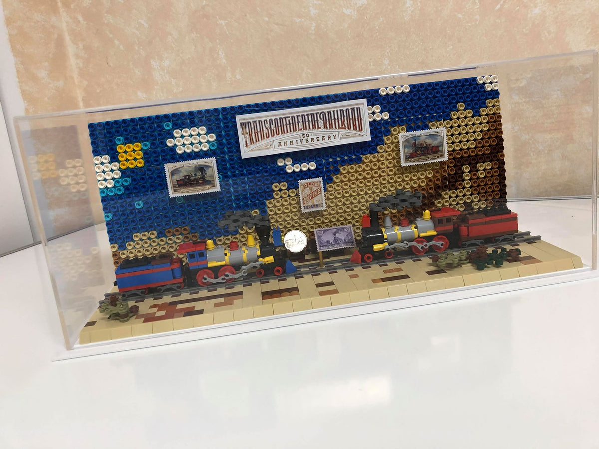 Versatile Acrylic Display Cases with Double Sheet Base with Mirror Case