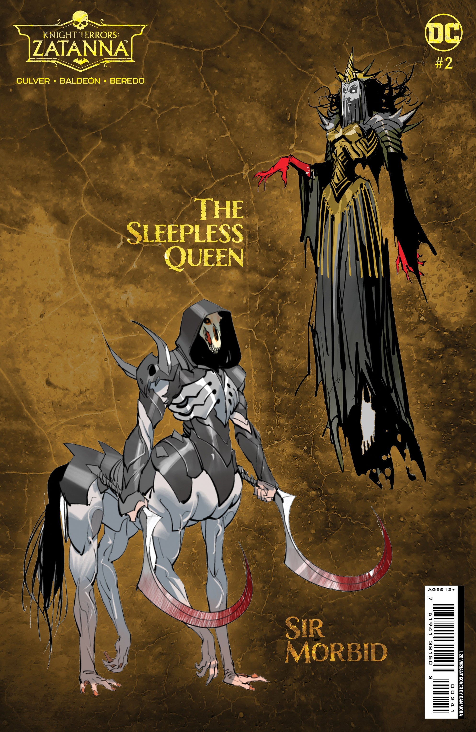 Knight Terrors Zatanna #2 (Of 2) D 1:25 Dan Mora Card Stock Variant (08/08/2023) Dc