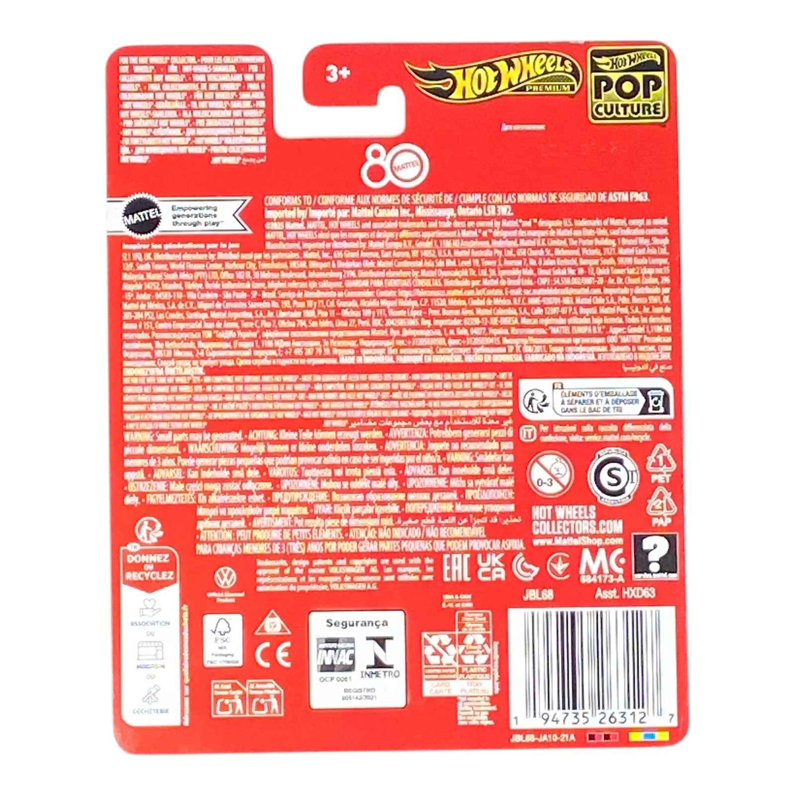 Hot Wheels Kool Kombi - Mattel 80th Anniversary - Pop Culture Series