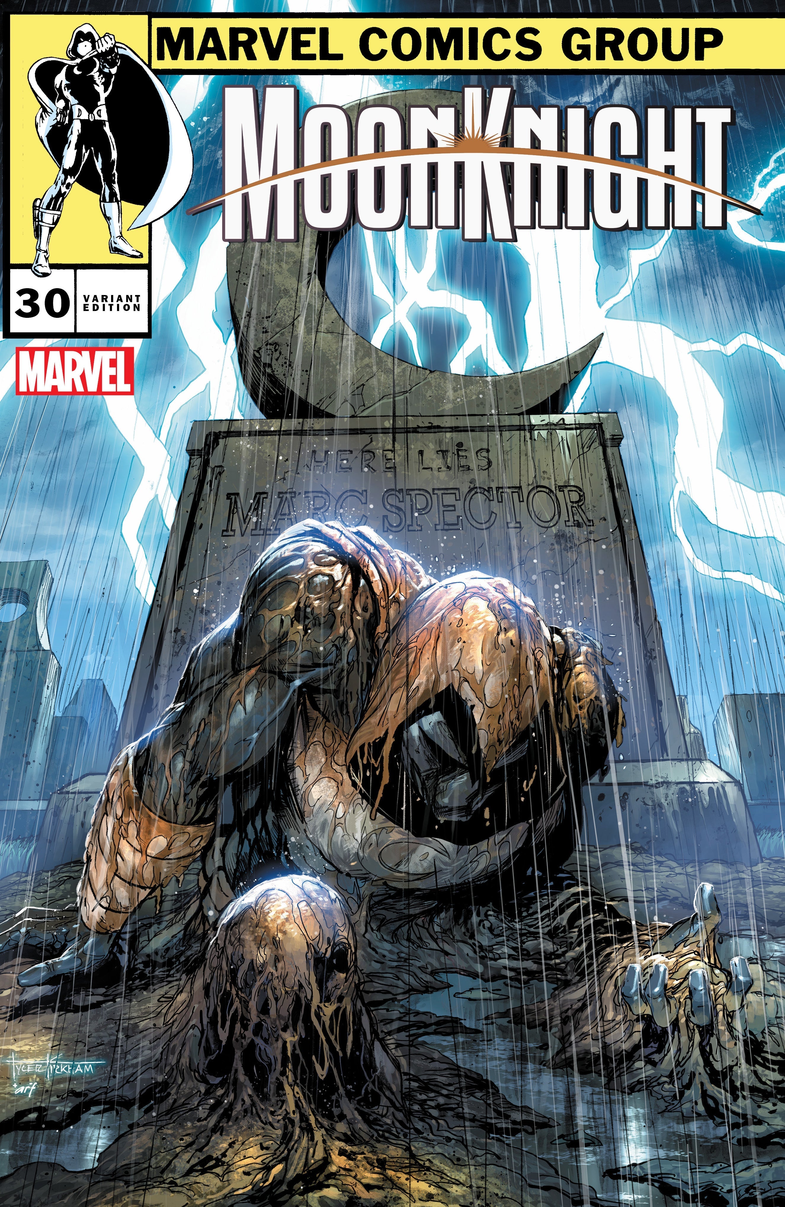 [SIGNED W/ COA] MOON KNIGHT #30 UNKNOWN COMICS TYLER KIRKHAM EXCLUSIVE VAR [IN STOCK]