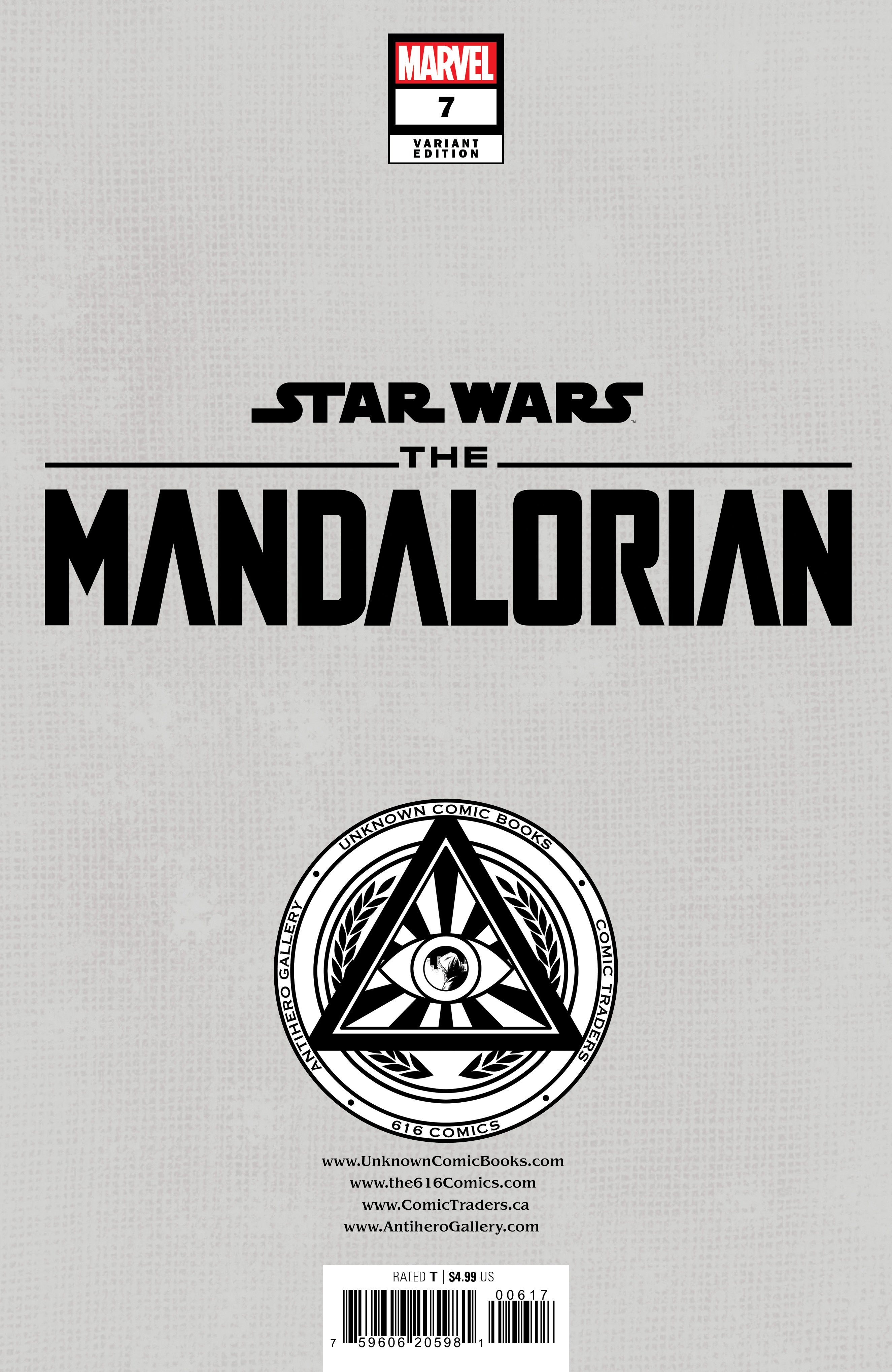 STAR WARS: THE MANDALORIAN SEASON 2 #7 UNKNOWN COMICS MICO SUAYAN EXCLUSIVE VAR (12/27/2023)
