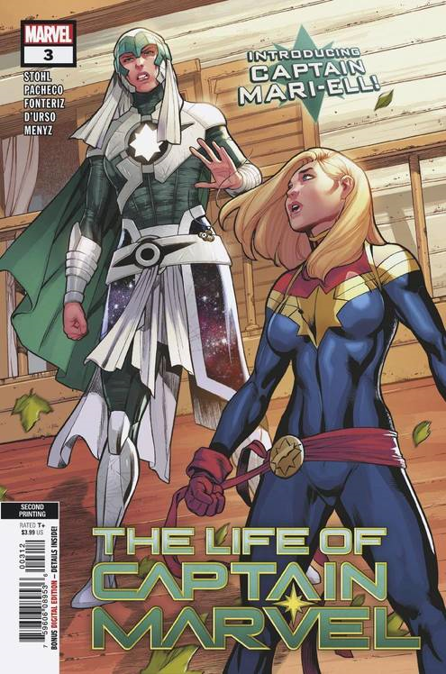 THE LIFE OF CAPTAIN MARVEL #3 2ND PRINTING CARLOS PACHECO VAR (09/19/2018)