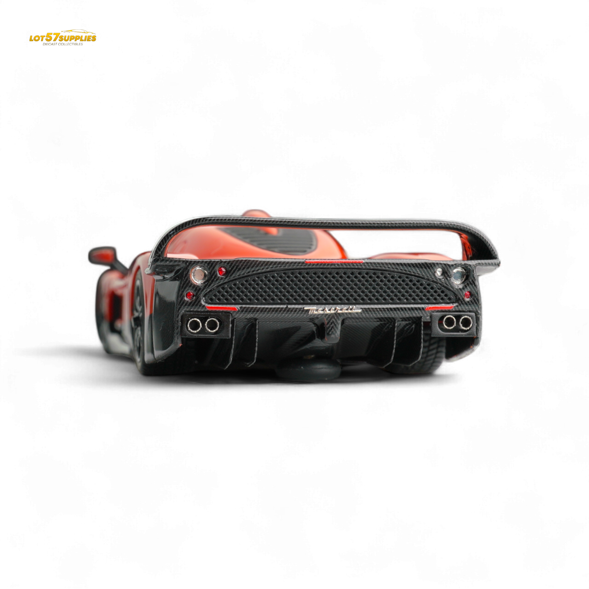 YM Model Maseti MC12 Stradale Corsa 2-Tone Orange - Carbon FIber - Resin 1:64