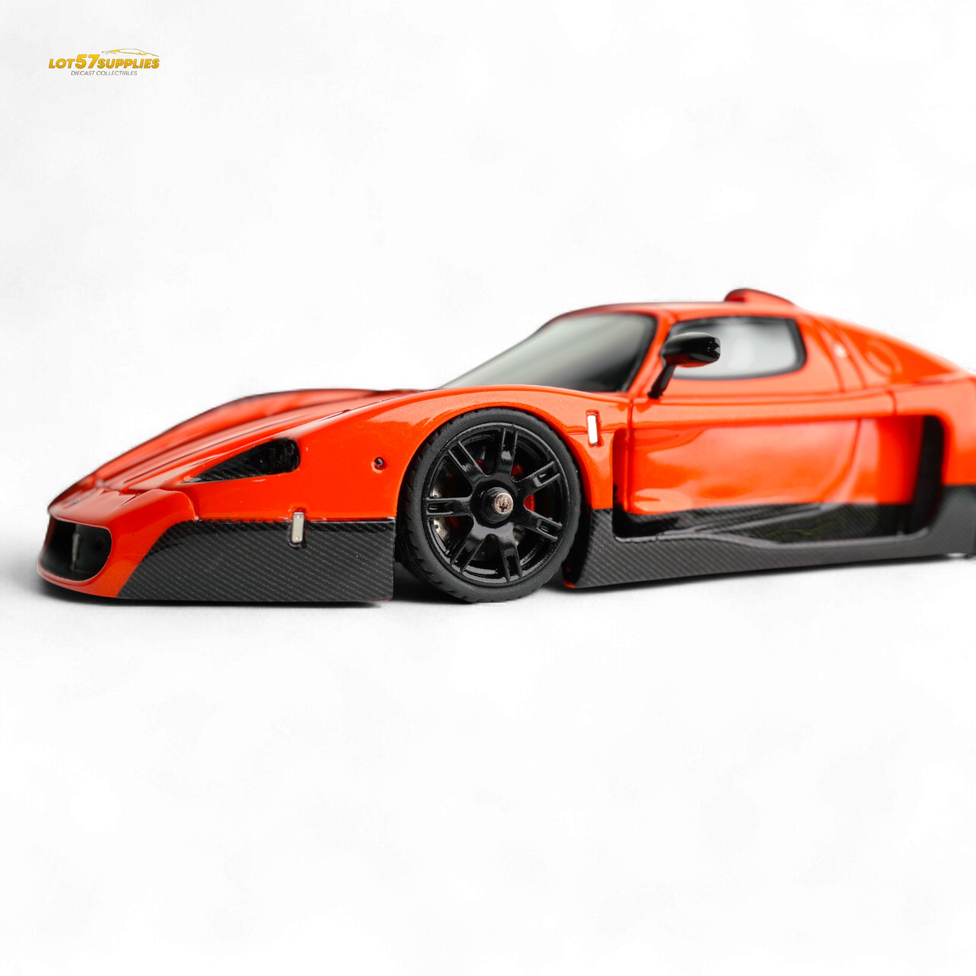 YM Model Maseti MC12 Stradale Corsa 2-Tone Orange - Carbon FIber - Resin 1:64