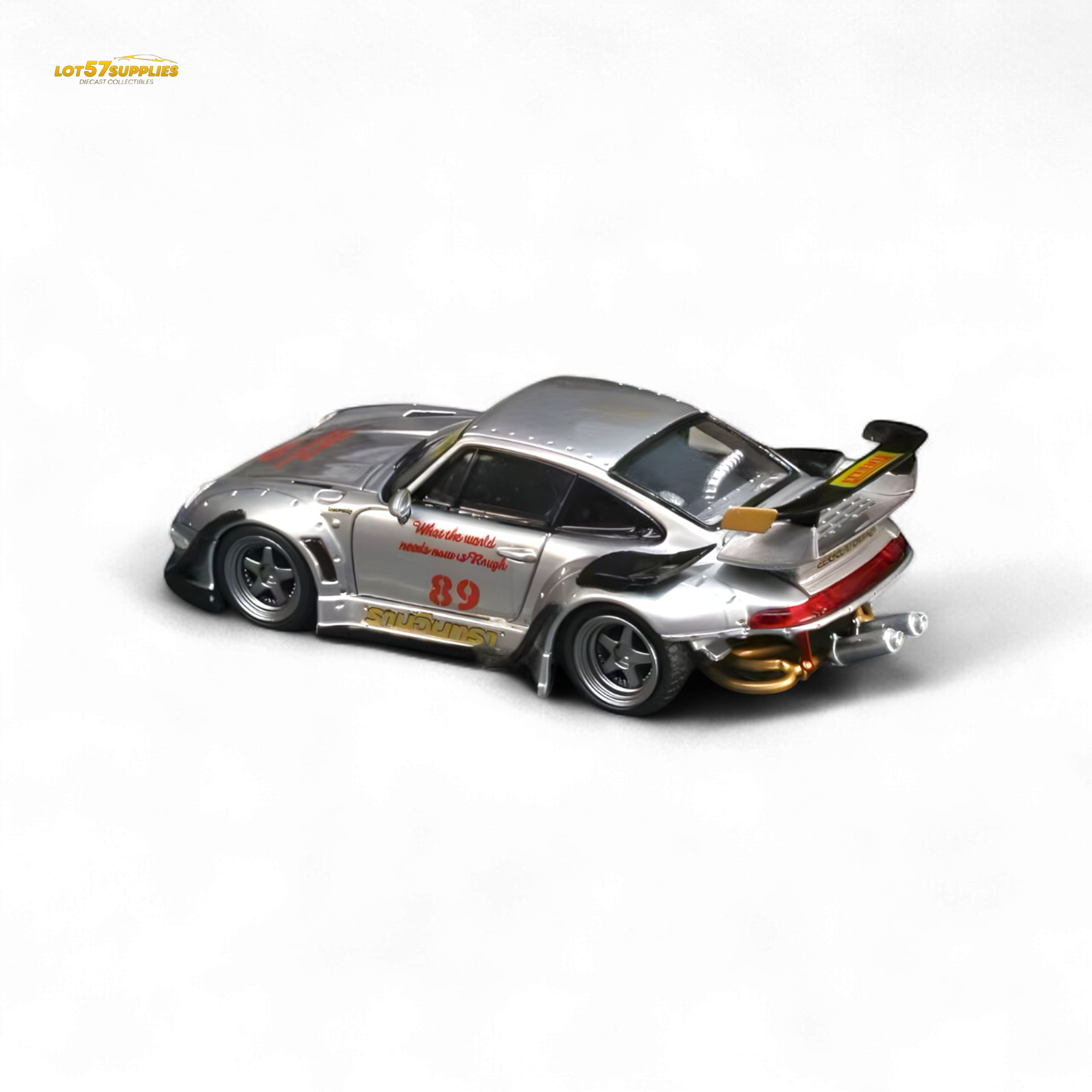 Street Weapon Porsche RWB 993 Double Exhaust Heavenly Livery Lower Tail 1:64