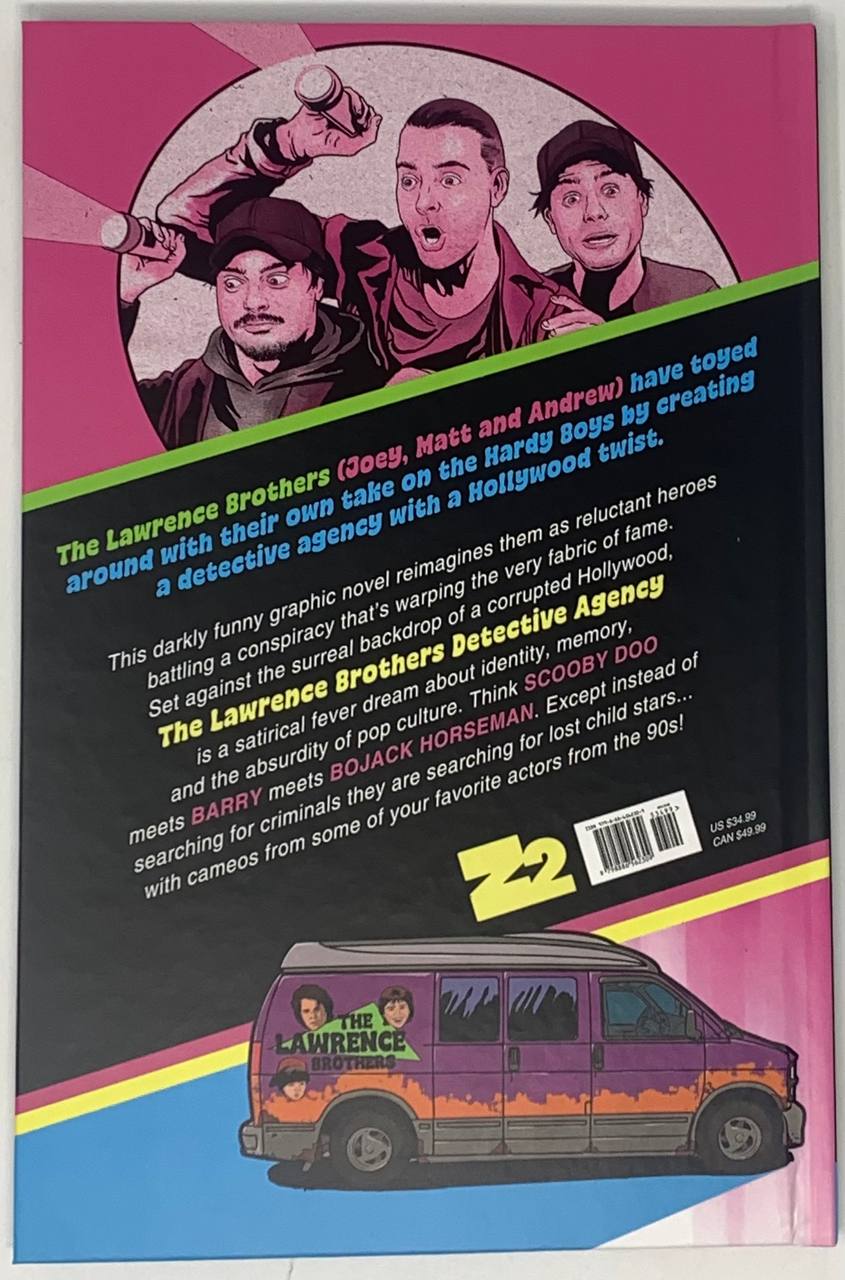 Lawrence Brothers Detective Agency Hc SIGNED 3x Joey Lawrence Matthew Andrew (10/07/2026) Z2