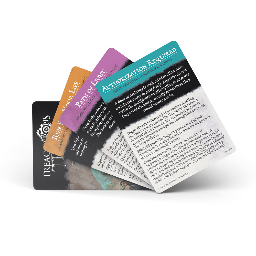 Treacherous Traps Deck Level 17-20 (5E)