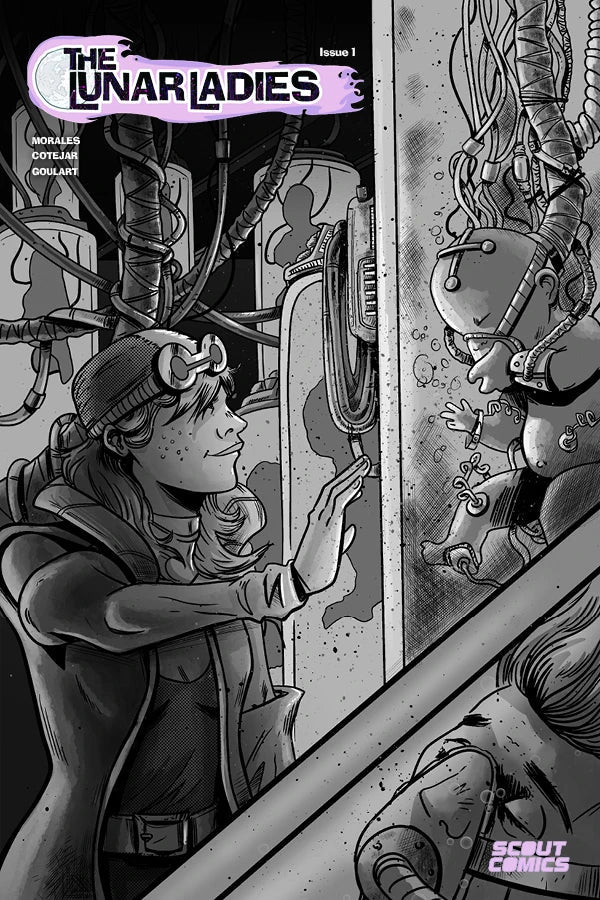 Lunar Ladies #1 (Of 3) Matt Harding BW Webstore Variant (07/14/2021) Scout