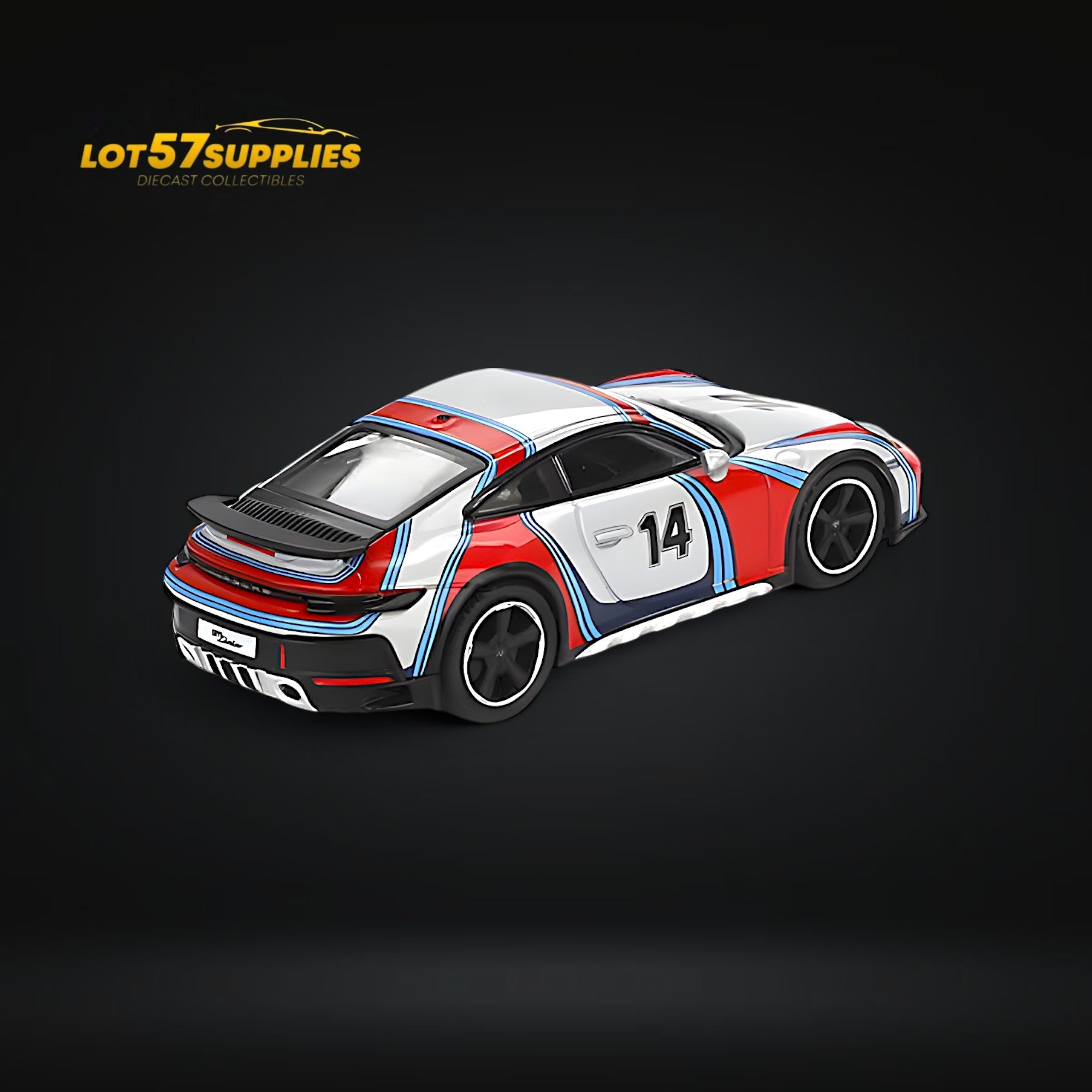 (Pre-Order) Mini-GT Porsche 911 Dakar “Rally 1974” Ice Grey Metallic 1:64 MGT00964