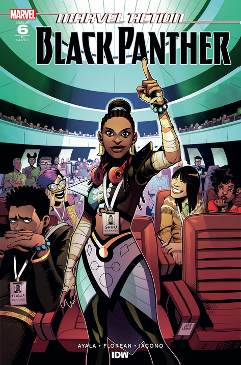 MARVEL ACTION BLACK PANTHER #6 B IDW 2019 NM 1:10 Juan Samu Shuri Variant