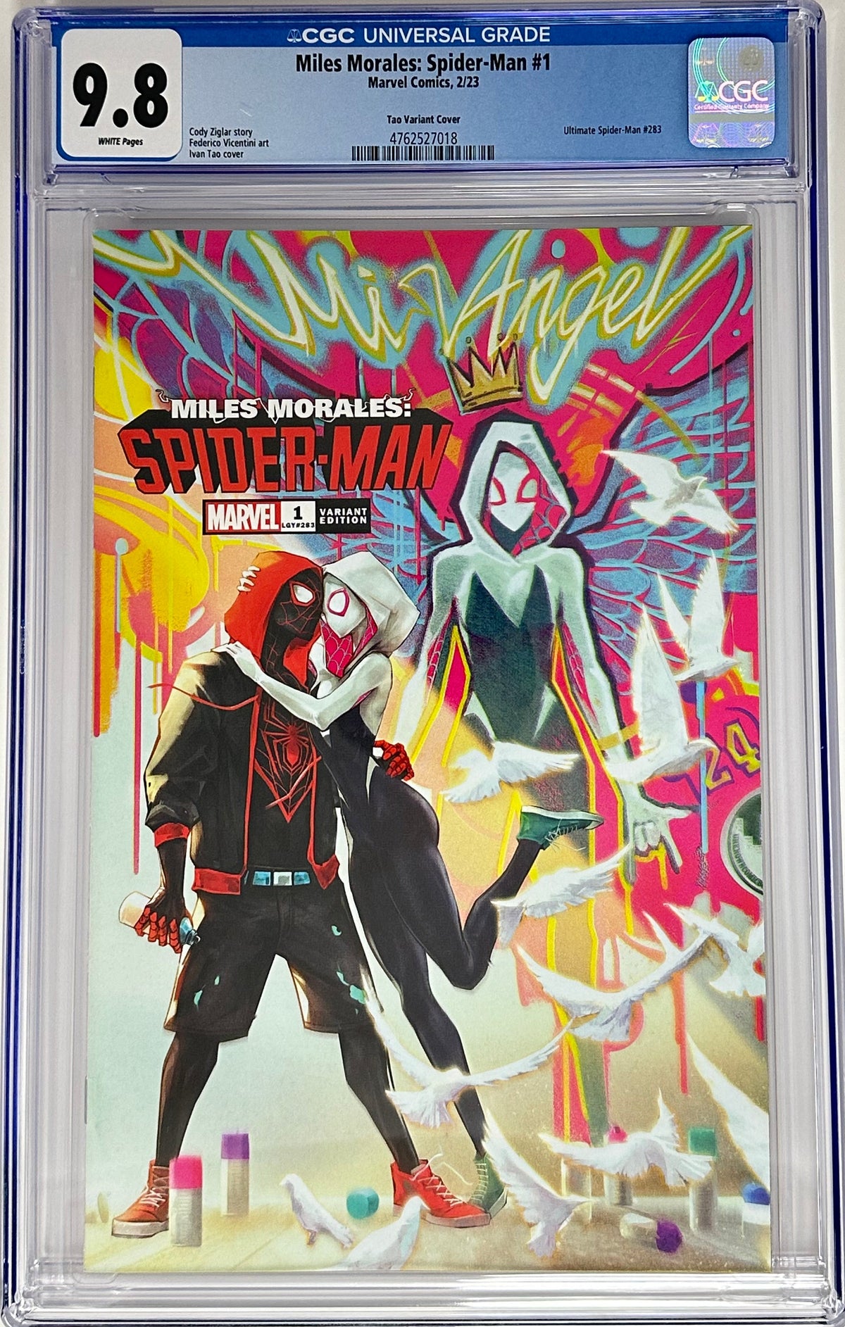 MILES MORALES: SPIDER-MAN #1 CGC 9.8 BLUE LABEL IVAN TAO EXCLUSIVE VAR [IN STOCK]