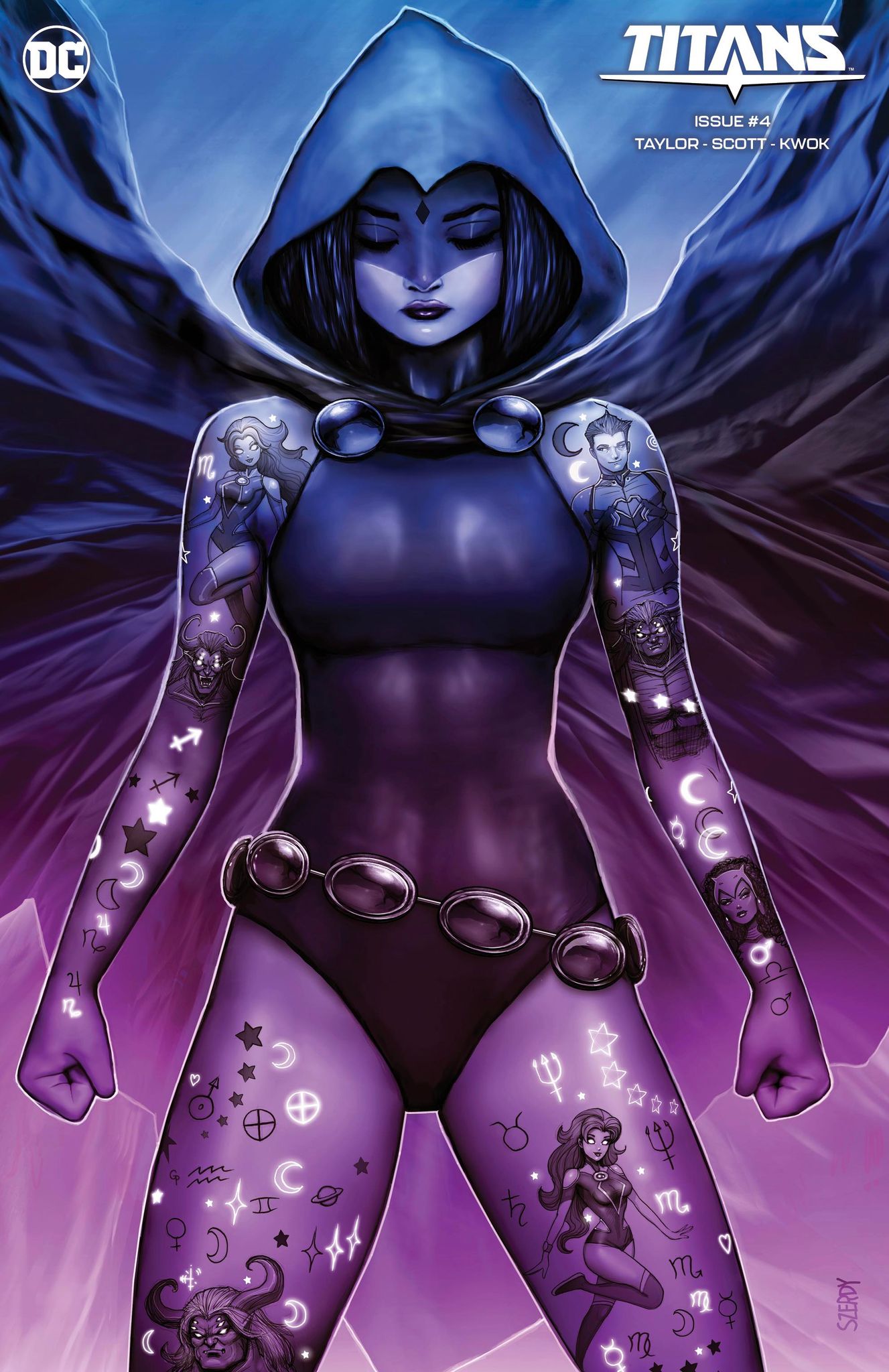[SIGNED W/ COA] TITANS #4 NATHAN SZERDY (616) EXCLUSIVE MINIMAL VIRGIN VAR [IN STOCK]