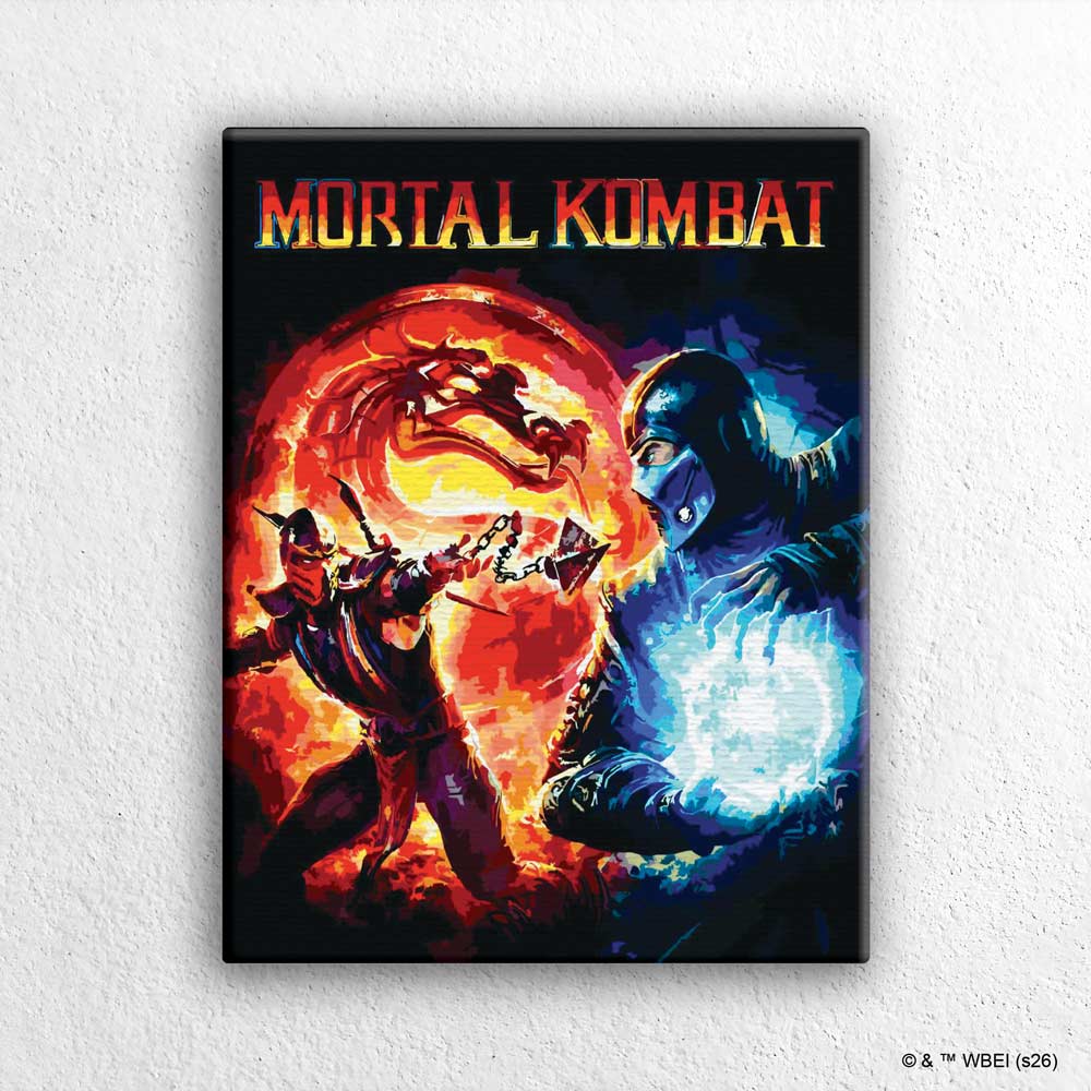 Mortal Kombat  - Paint By Numbers Kit