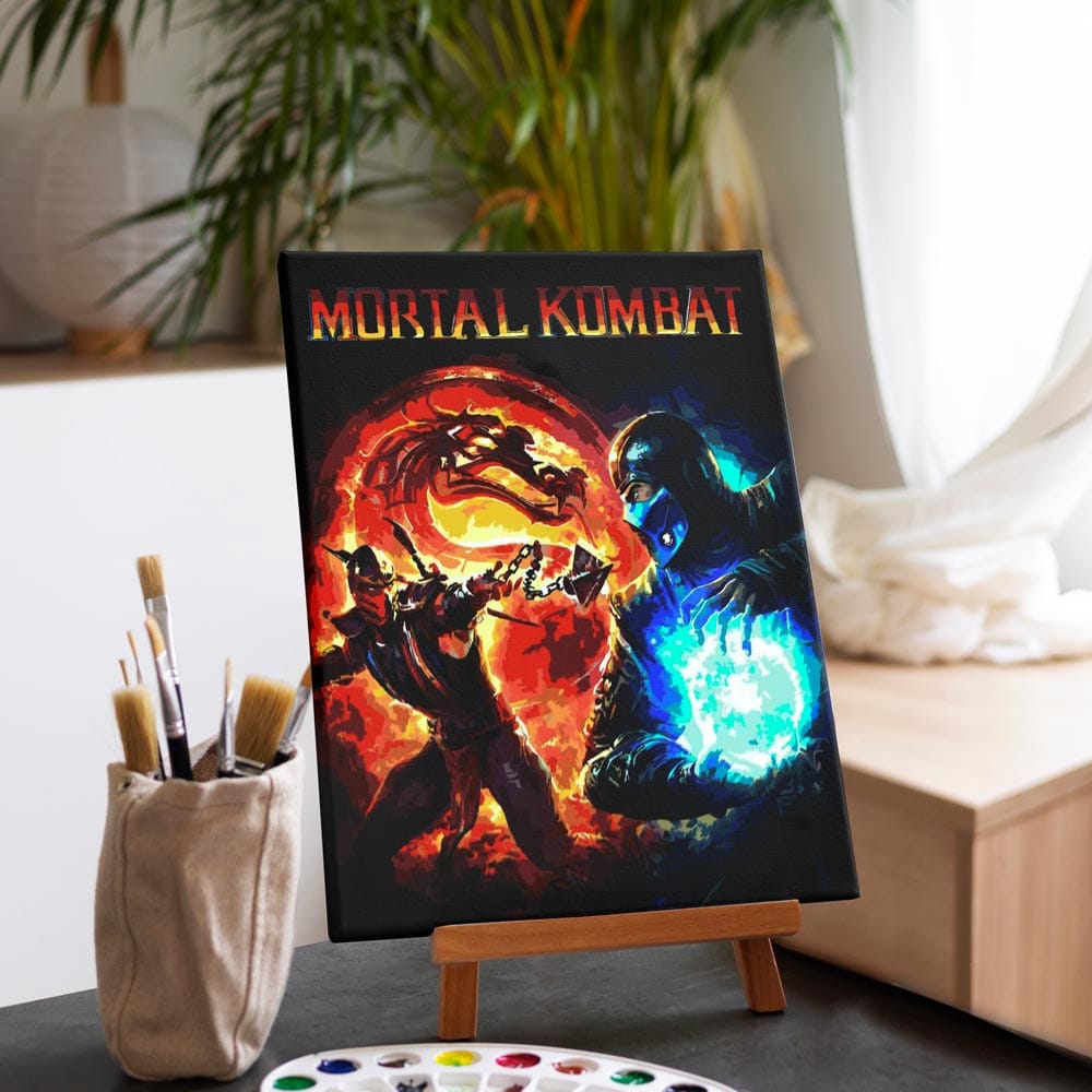 Mortal Kombat  - Paint By Numbers Kit