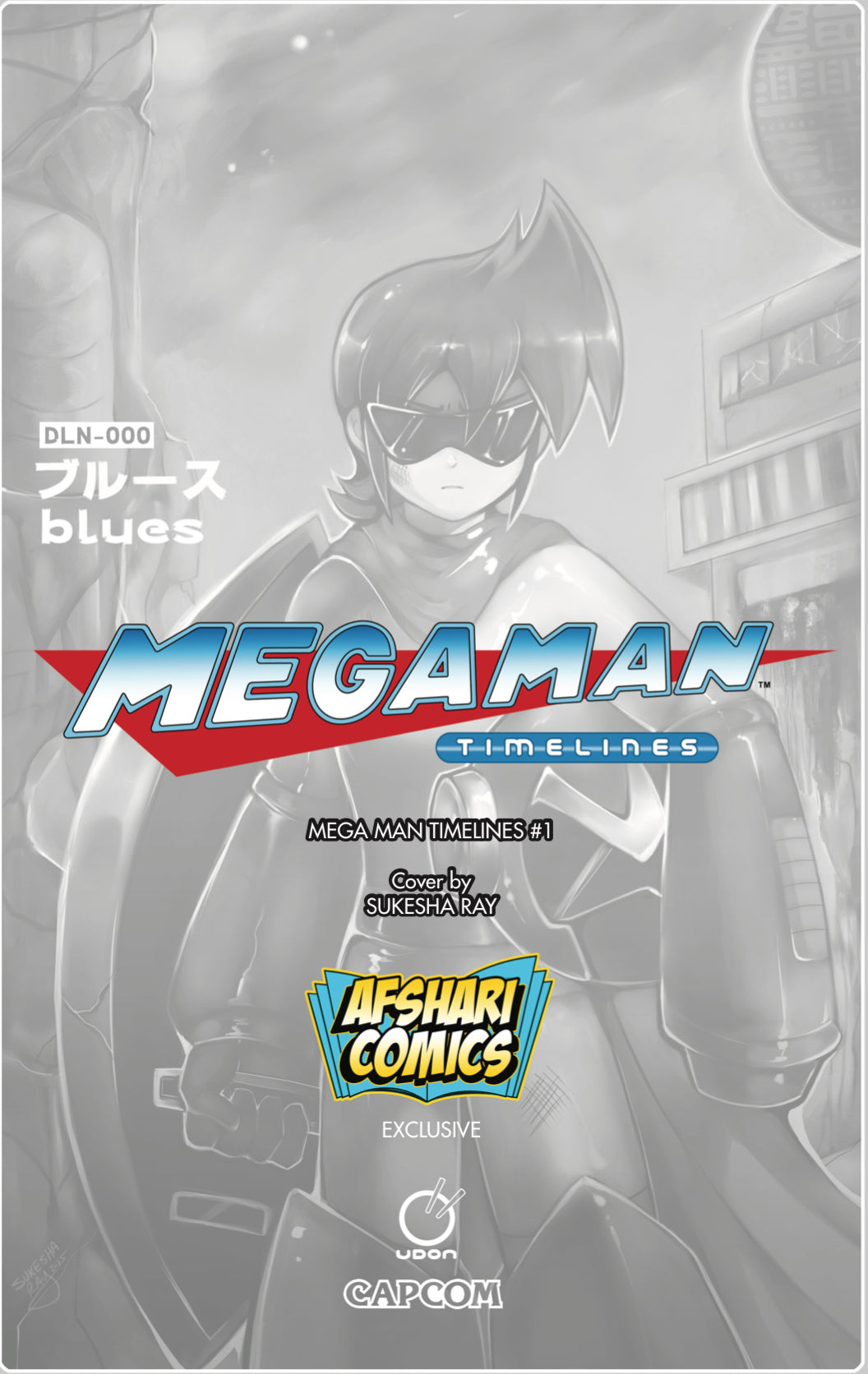Mega Man Classic Timelines #1 Afshari Comics Exclusive - Sukesha Ray Variant Set